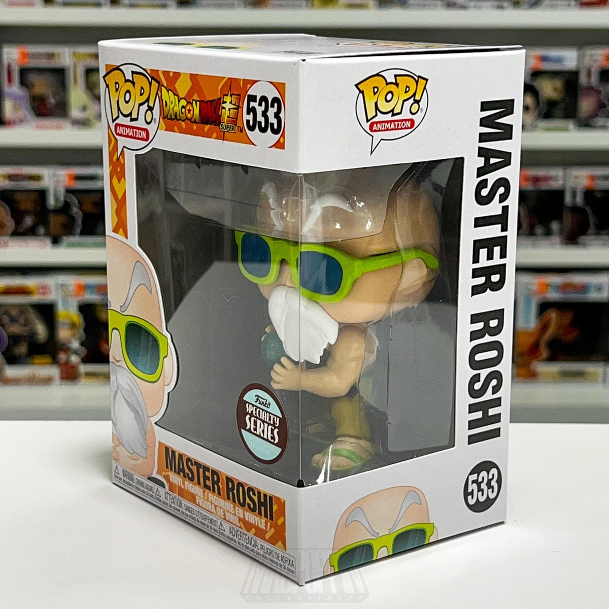 Funko Pop Anime Dragon Ball Super Master Roshi Specialty Series 533 Vinyl Figure