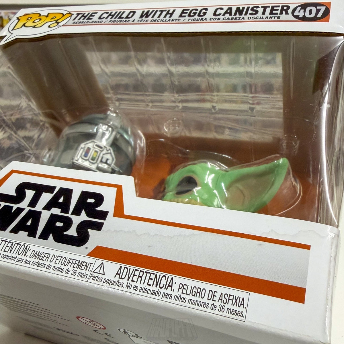 Funko Pop Deluxe Star Wars Mandalorian The Child w/Egg Canister 407 Vinyl Figure