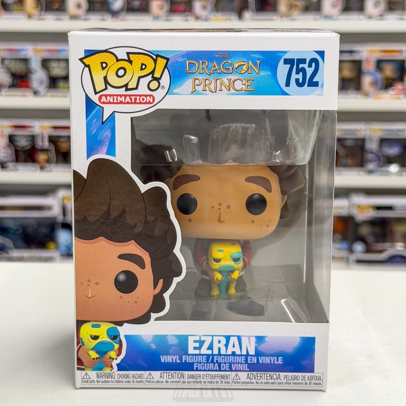 Funko Pop Animation The Dragon Prince Ezran 752 Netflix Fantasy Toy Vinyl Figure