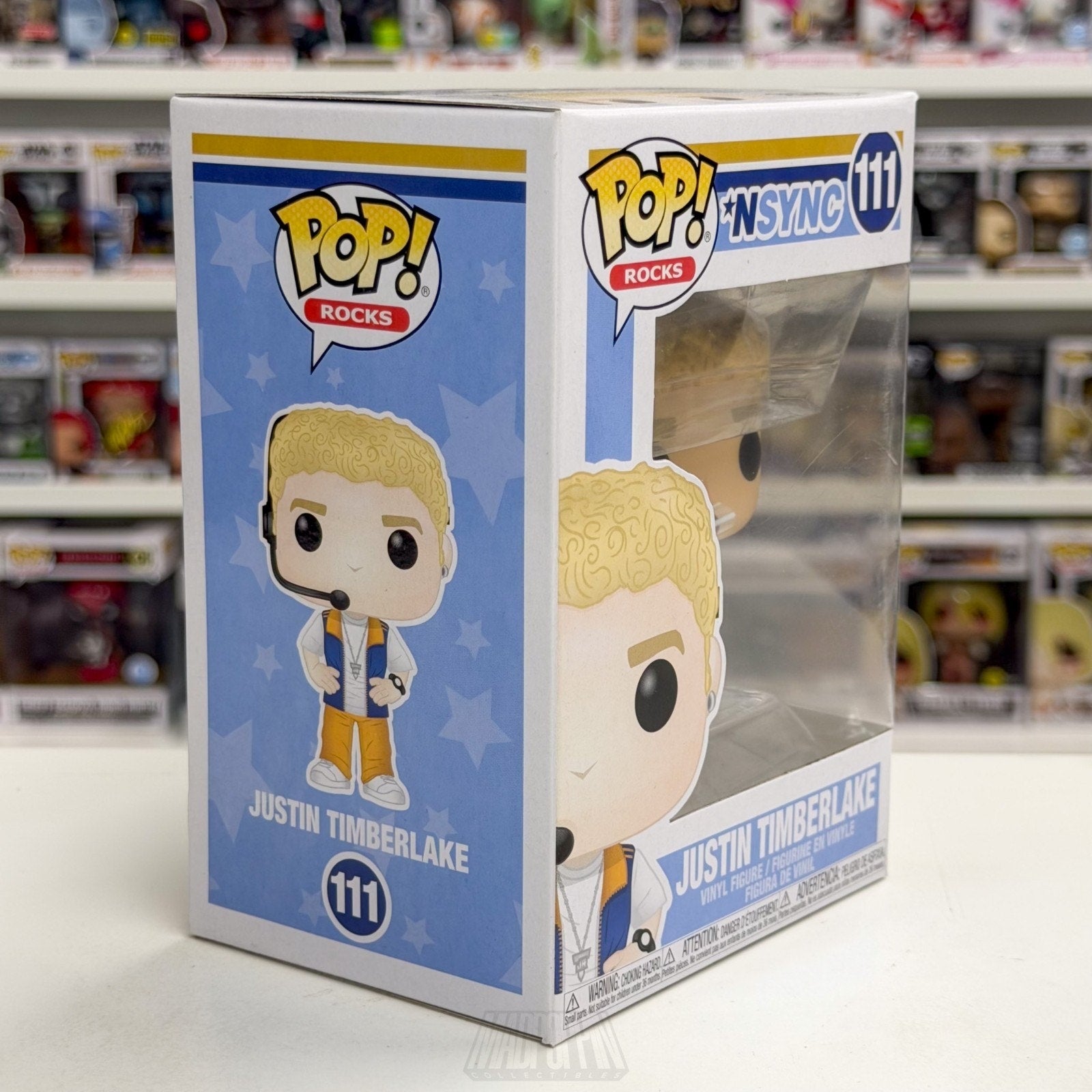 Funko Pop Rocks NSYNC Justin Timberlake JT 111 Boy Band Singer Toy Vinyl Figure