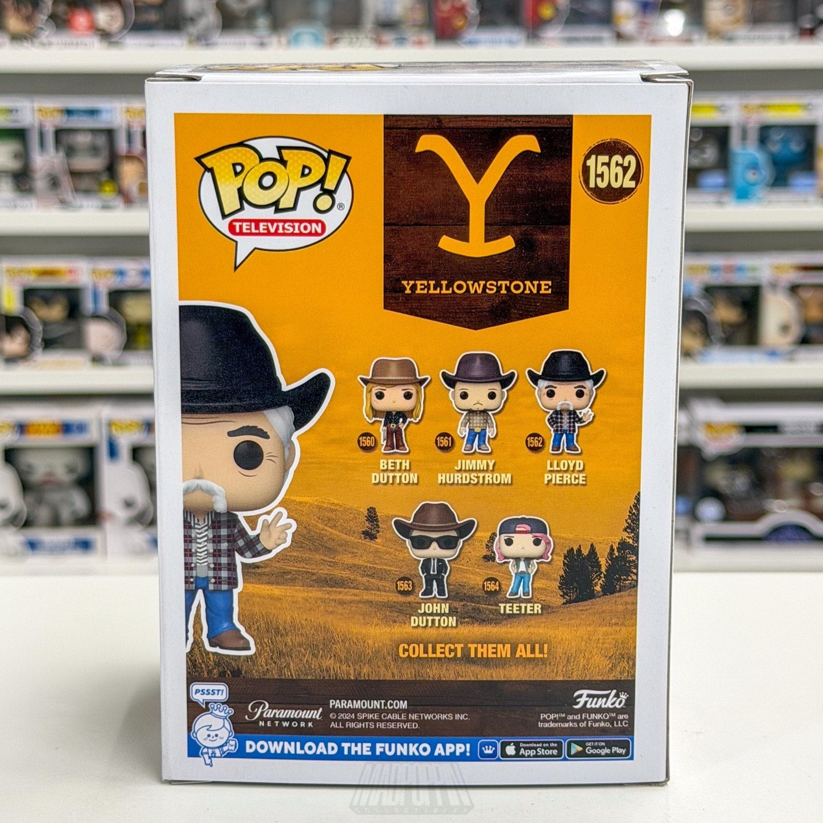 Funko Pop TV Yellowstone Lloyd Pierce 1562 Neo Western Drama Show Vinyl Figure