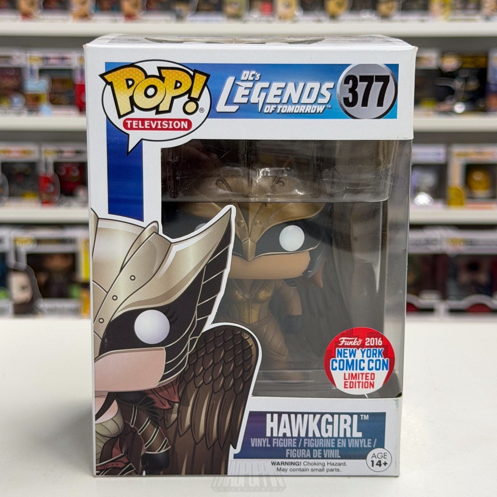 Funko Pop TV DC Legends of Tomorrow Hawkgirl NYCC 377 Egyptian Priestess Figure