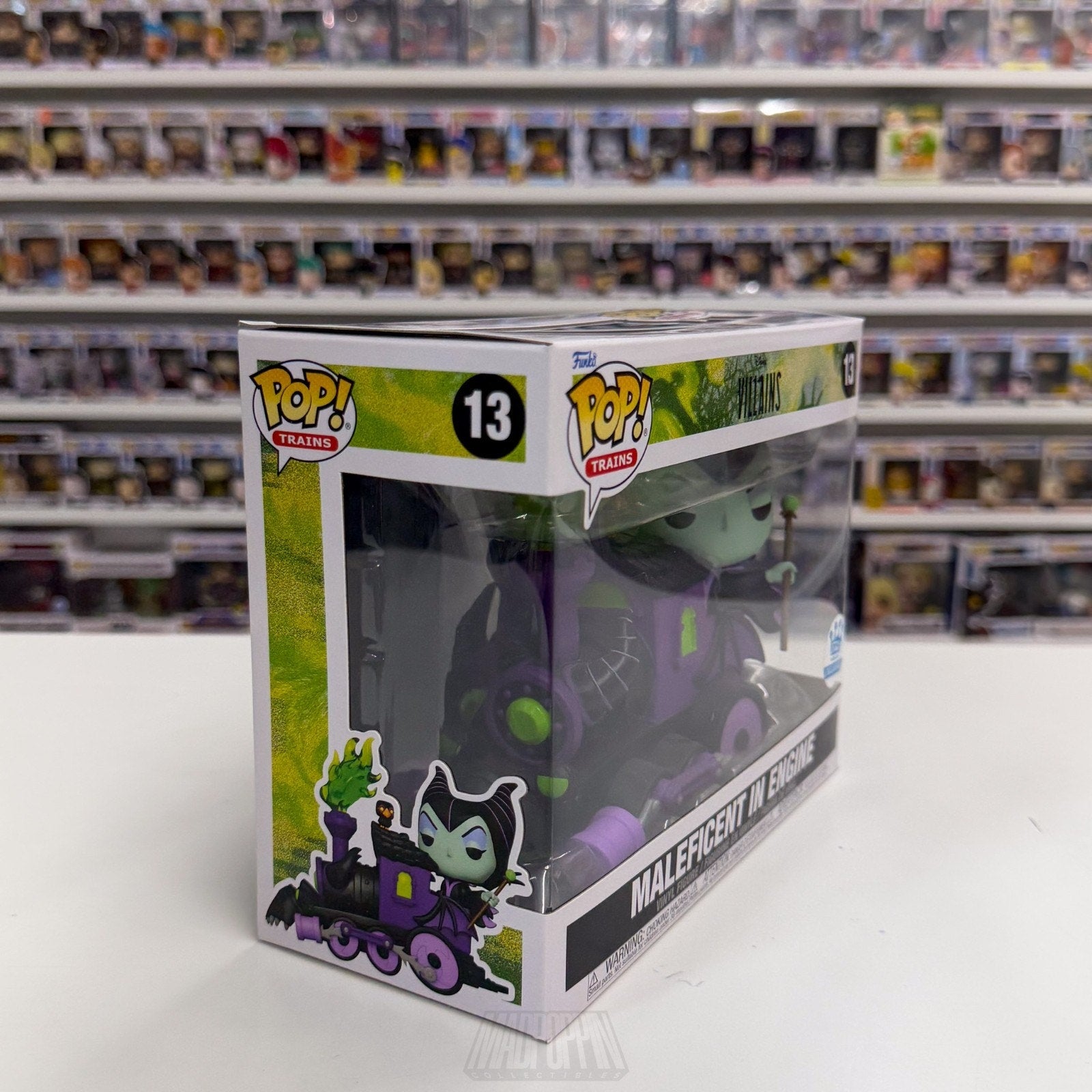 Funko Pop Trains Disney Villains Maleficent in Engine 13 Sleeping Beauty Figure