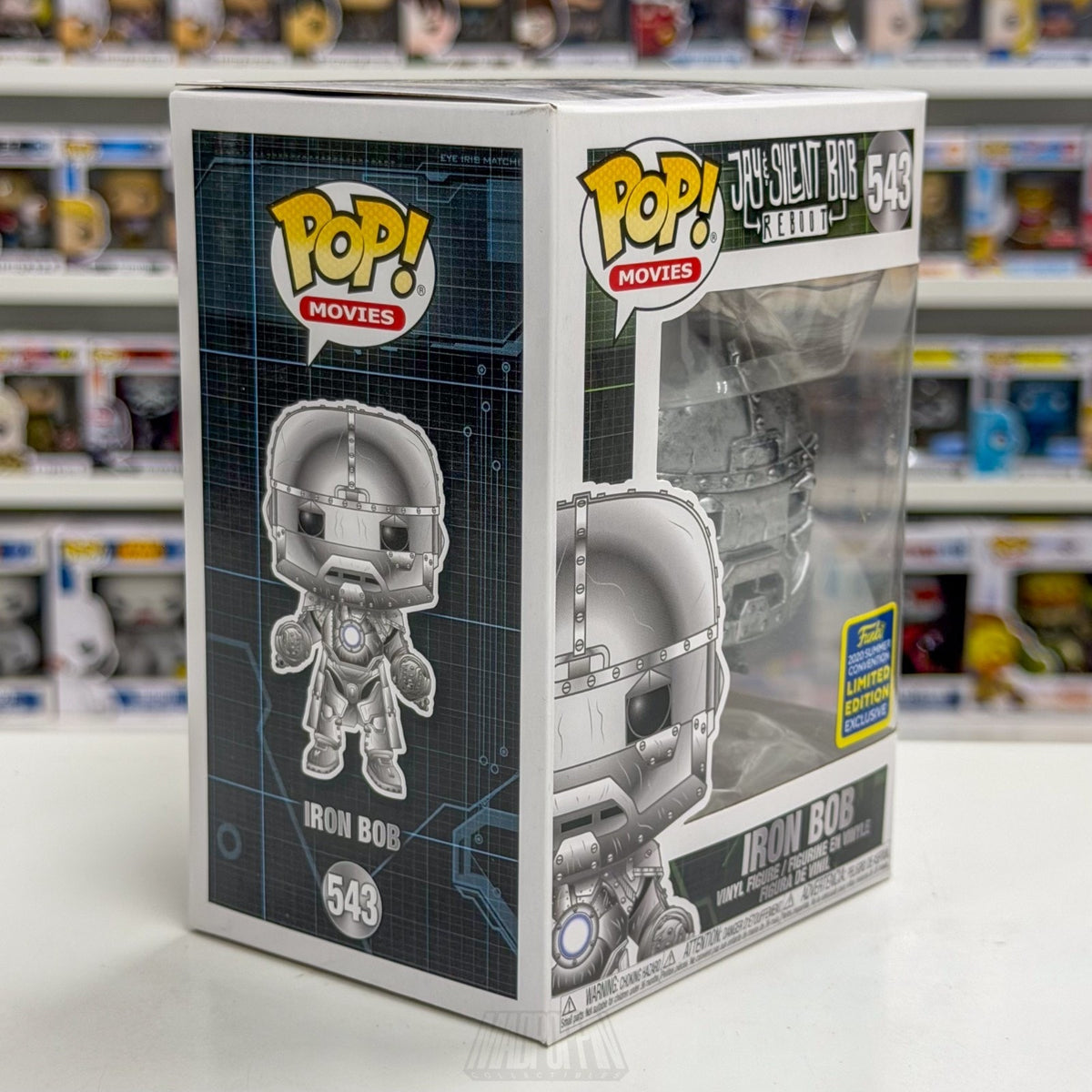Funko Pop Movies Jay & Silent Bob Reboot Iron Bob SDCC Summer 543 Vinyl Figure