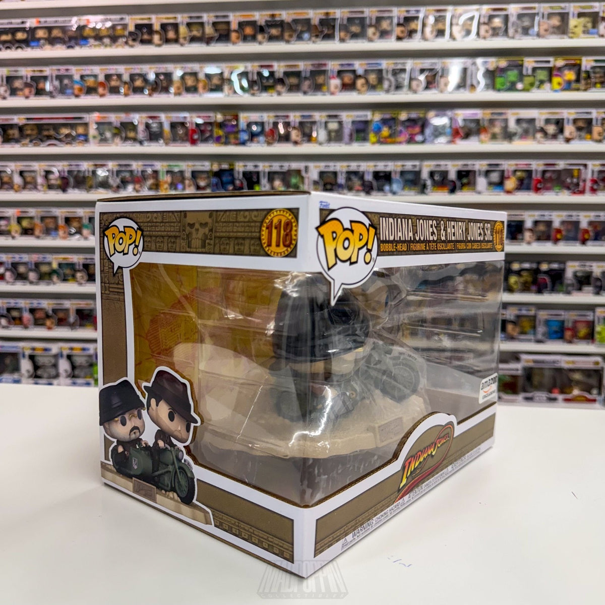 Funko Pop Deluxe Indiana Indy Jones & Henry Jones Sr Amazon 118 Toy Vinyl Figure