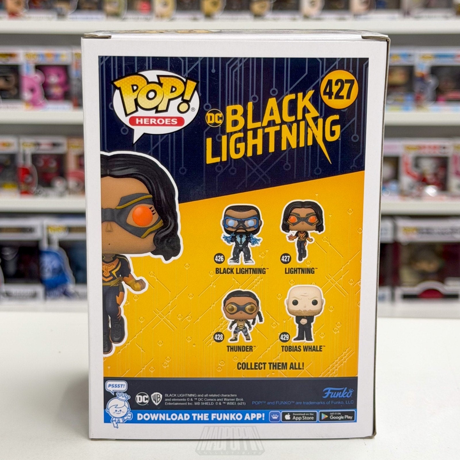 Funko Pop DC Super Heroes Black Lightning 427 CW Television Show Vinyl Figure