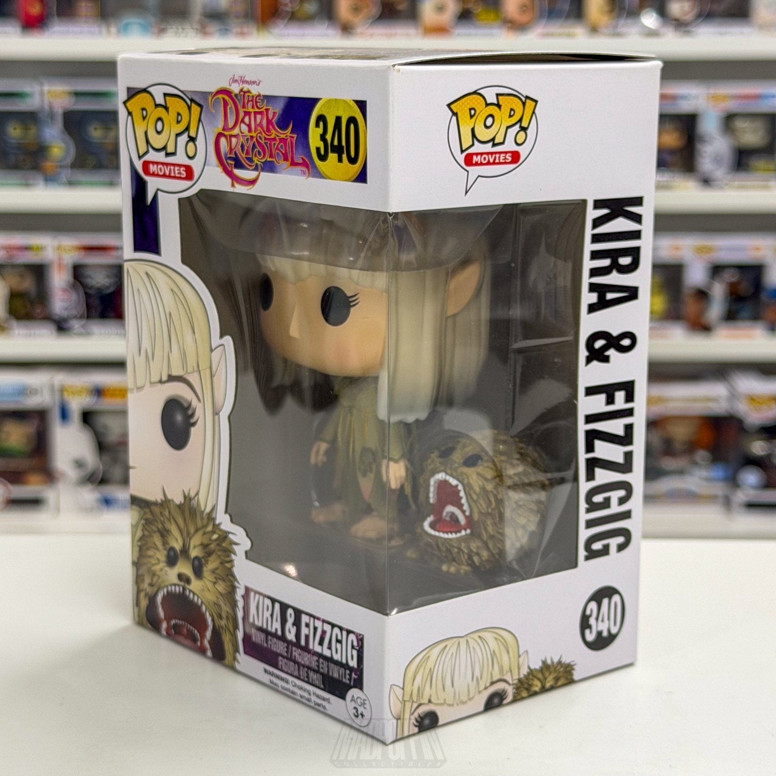 Funko Pop Movies Dark Crystal Kira & Fizzgig 340 Vaulted Rare Toy Vinyl Figure