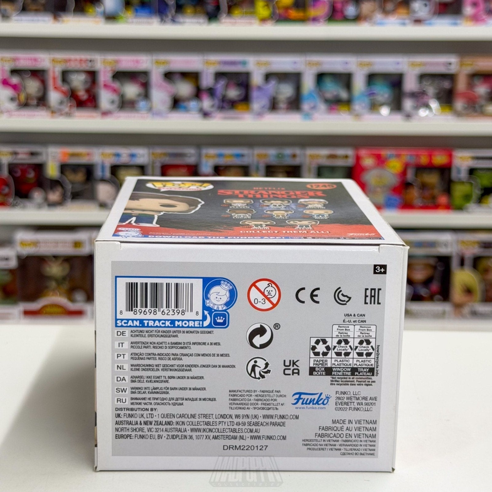 Funko Pop TV Stranger Things Steve Family Video Uniform 1245 Season 4 Toy Figure