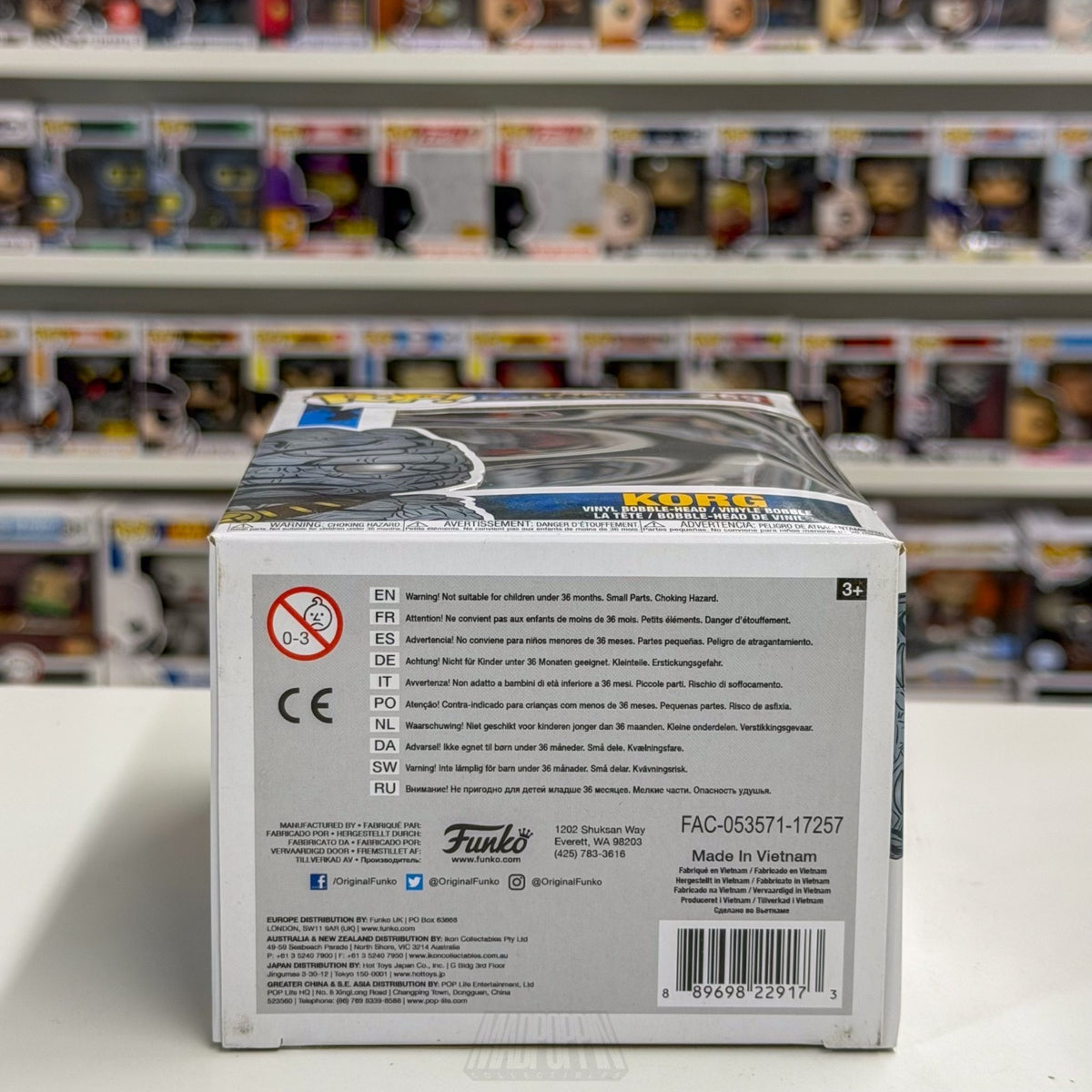 Funko Pop Marvel Thor Ragnarok Korg 269 Kronan Warrior Sakaar Toy Vinyl Figure