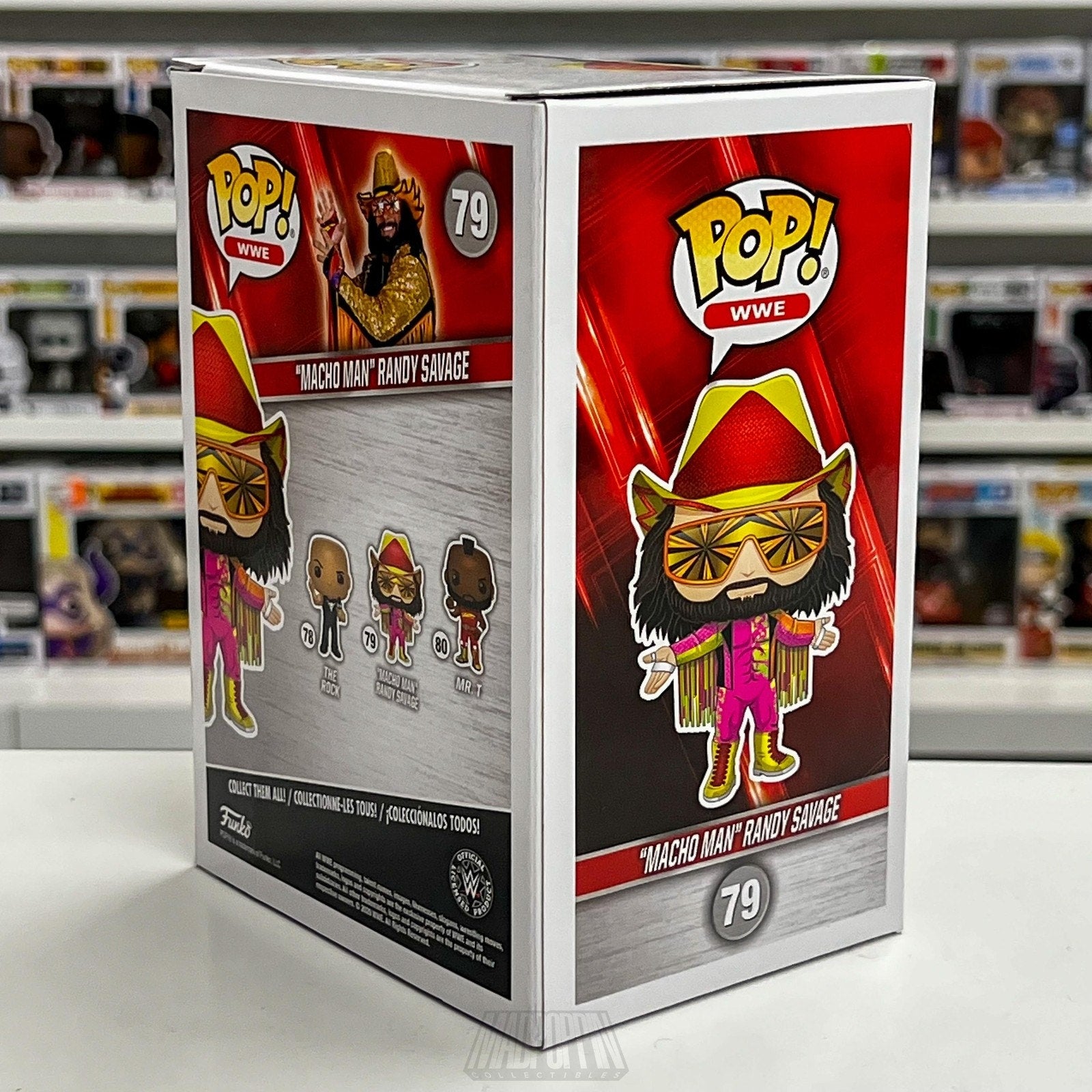 Funko Pop WWE Macho Man Randy Savage Orange Starburst 79 Wrestling Vinyl Figure