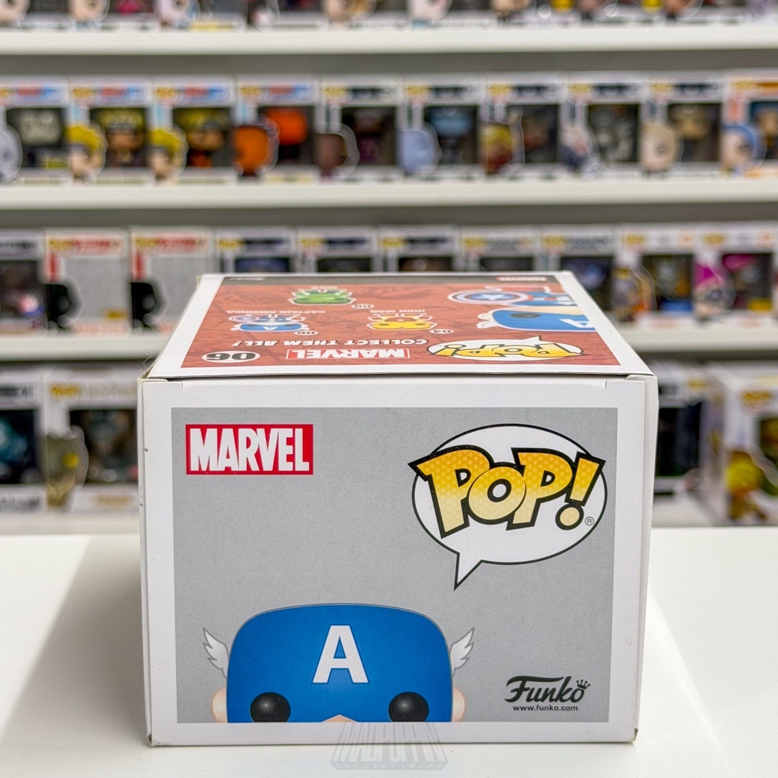 Funko Pop Marvel Captain America Bucky Cap SDCC 06 Summer Con Toy Vinyl Figure