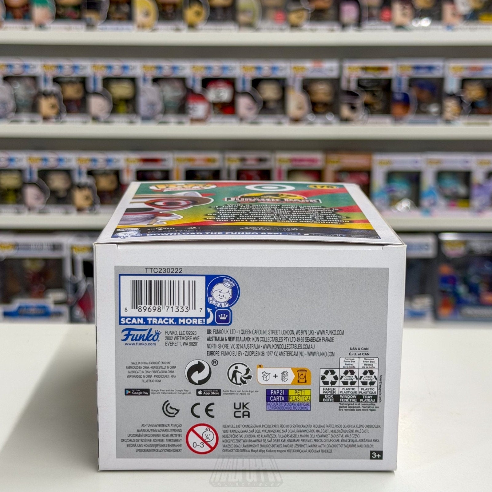 Funko Pop Ad Icons Bullseye John Hammond Target 178 Jurassic Park Vinyl Figure