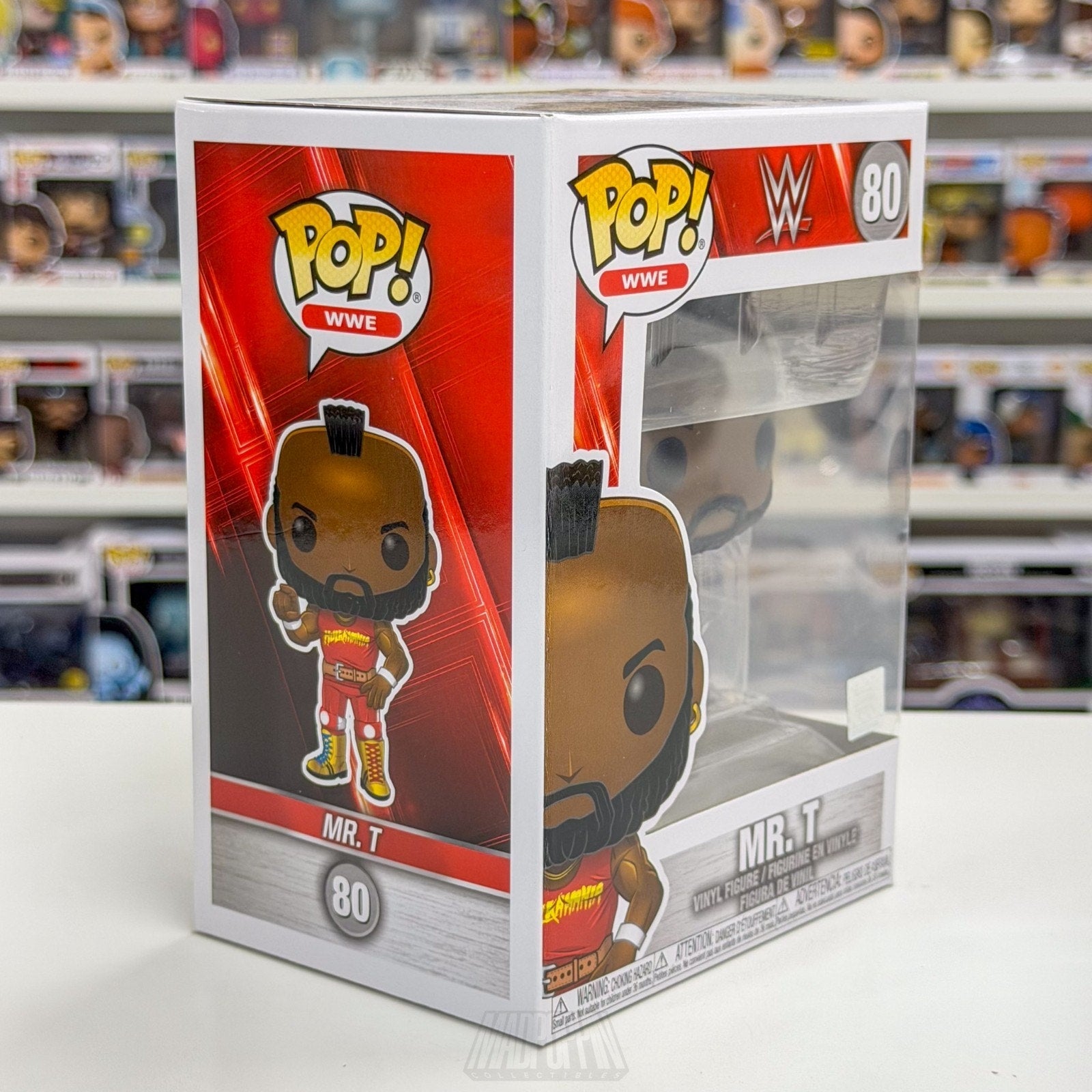 Funko Pop WWE Mr. T 80 WWF Wrestling Hulkamania Vaulted Rare Toy Vinyl Figure