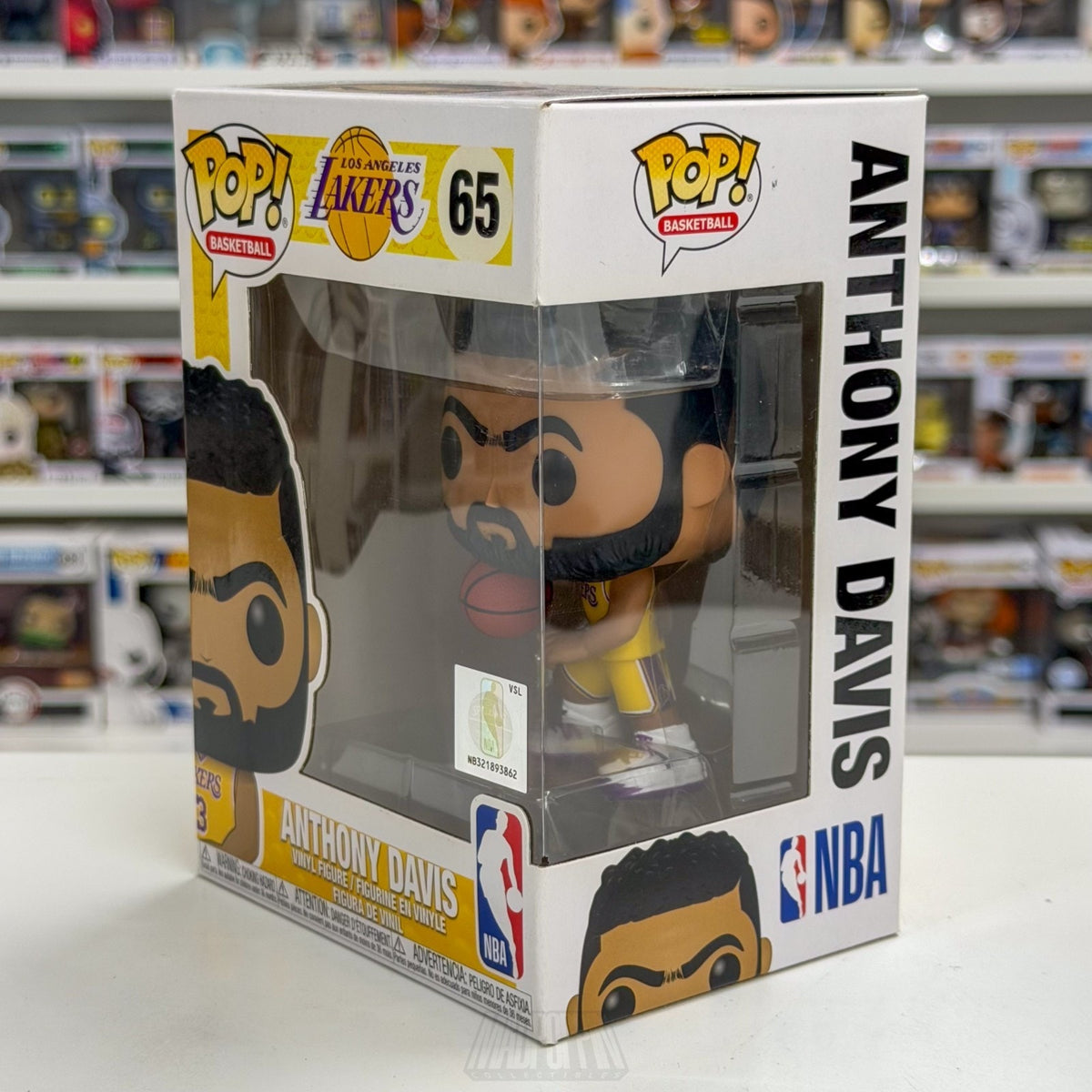 Funko Pop NBA Basketball Los Angeles Lakers Anthony Davis 65 Toy Vinyl Figure