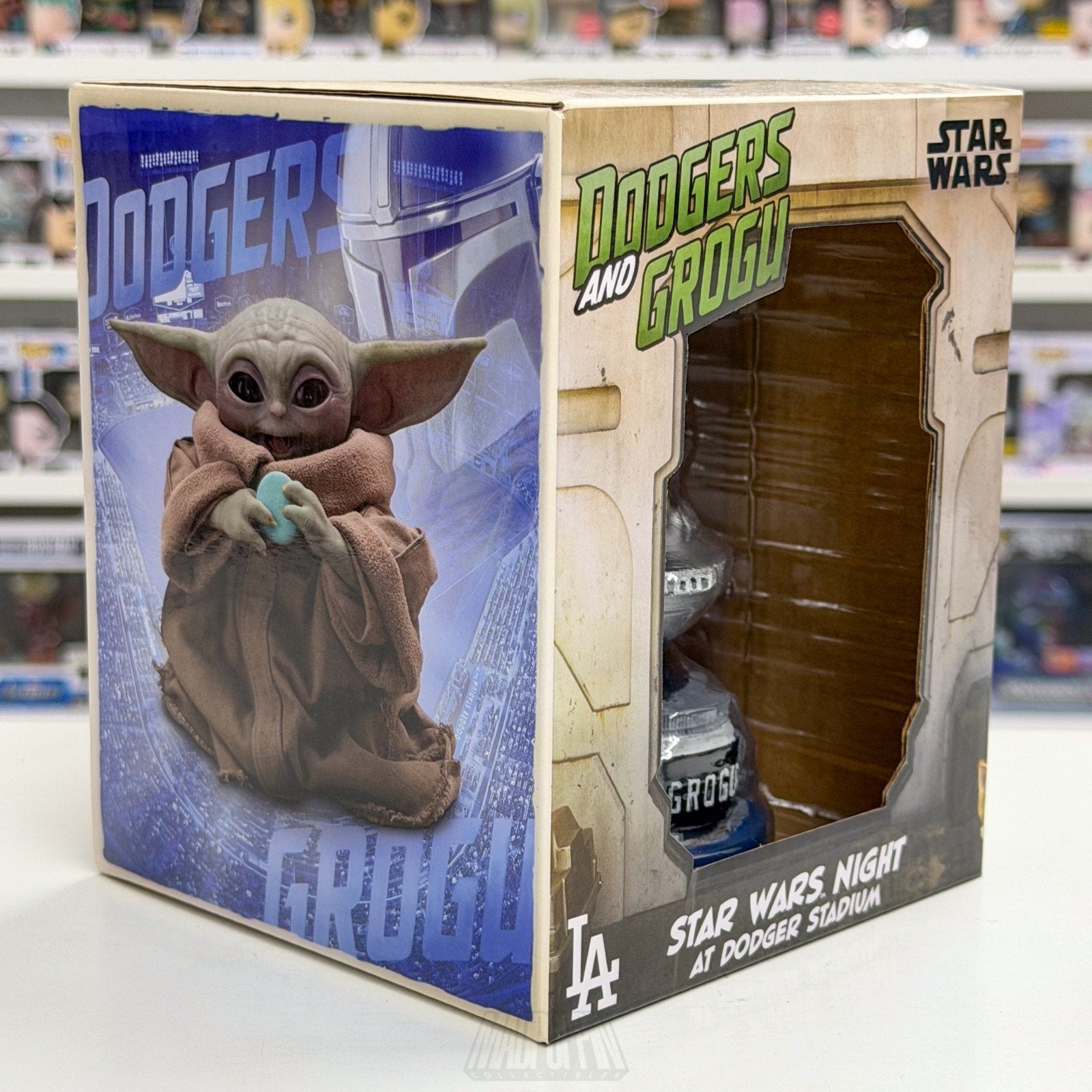 Los Angeles Dodgers Star Wars Grogu Bobblehead Exclusive Giveaway Baby Yoda Toy