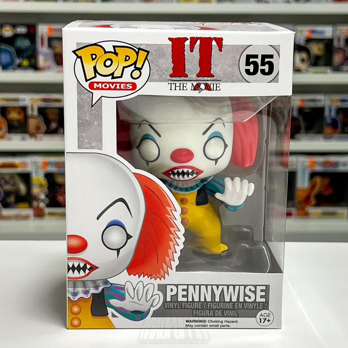 Funko Pop IT The Movie Pennywise Tim Curry 55 Alien Clown Horror Vinyl Figure