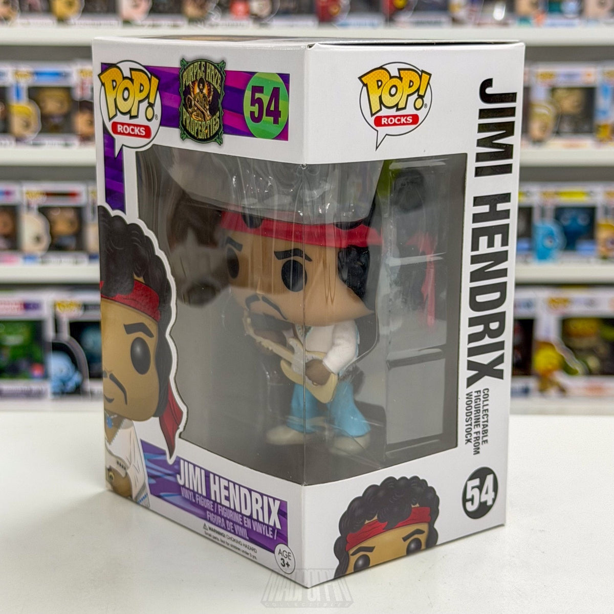 Funko Pop Rocks Purple Haze Properties Jimi Hendrix 54 Music Guitarist Figure
