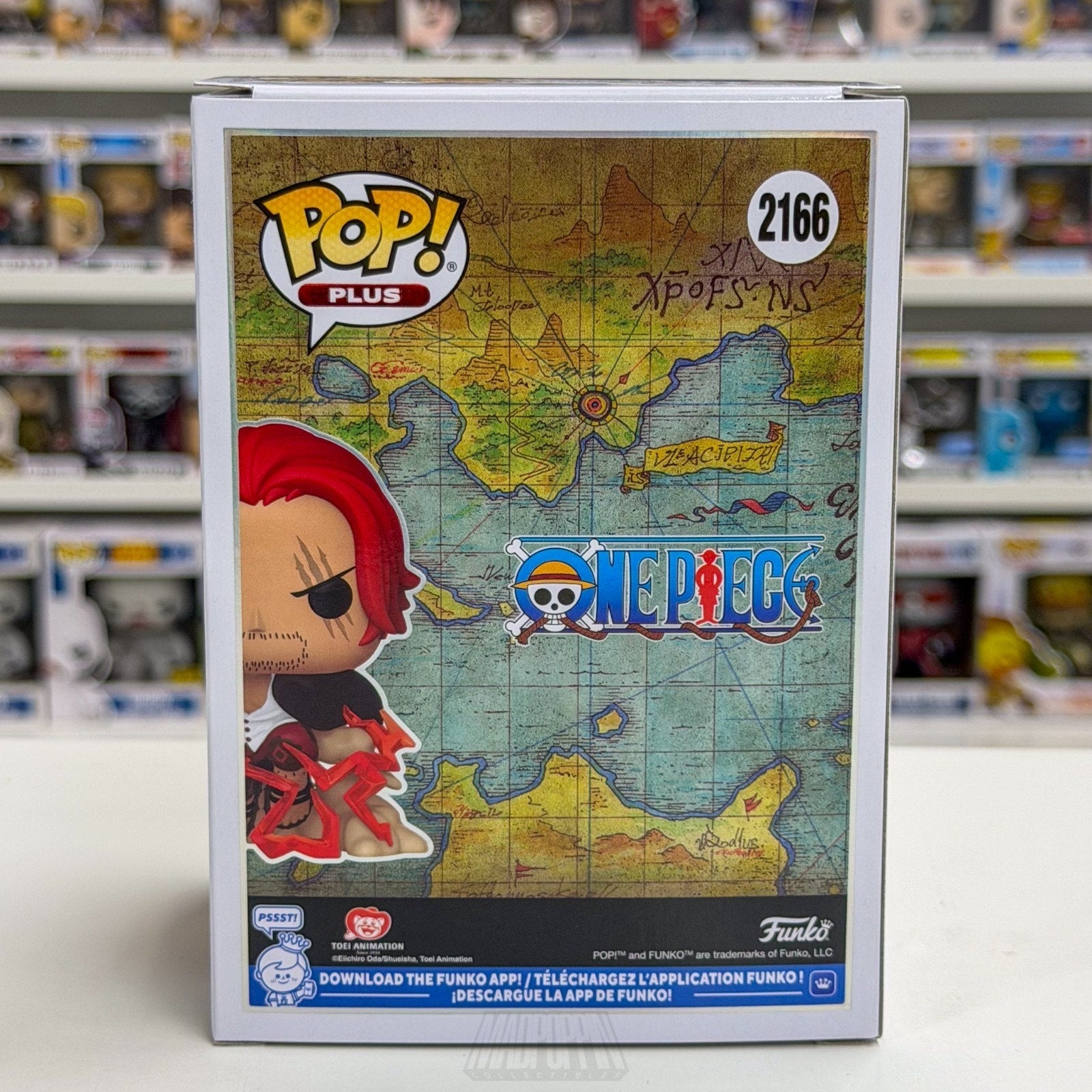 Funko Pop Anime One Piece Shanks Devine Departure Signed JSA 2166 Vinyl Figure