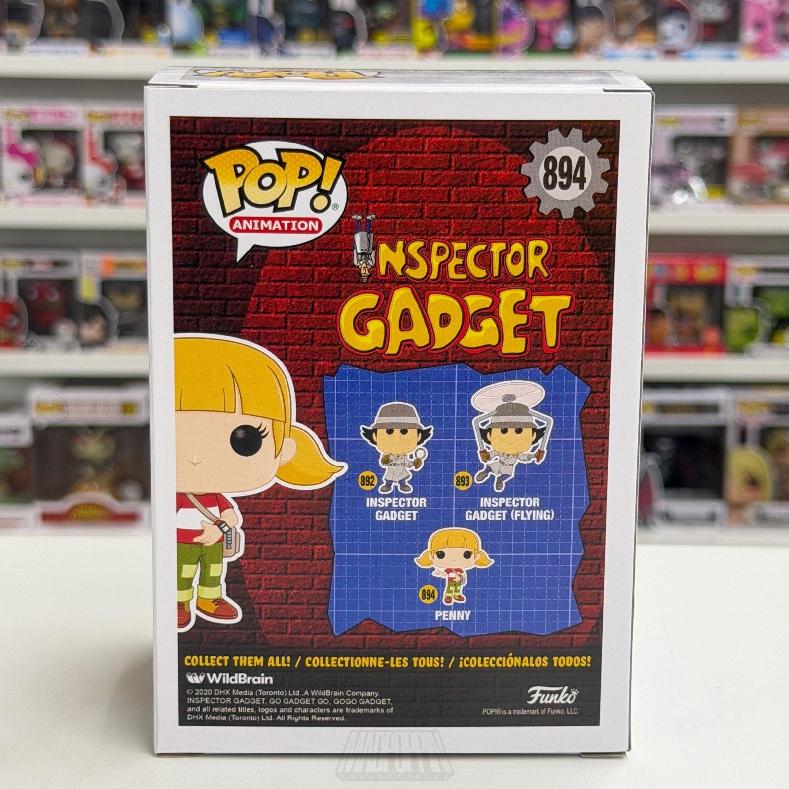 Funko Pop Animation Inspector Gadget Penny 894 Niece Sidekick Toy Vinyl Figure