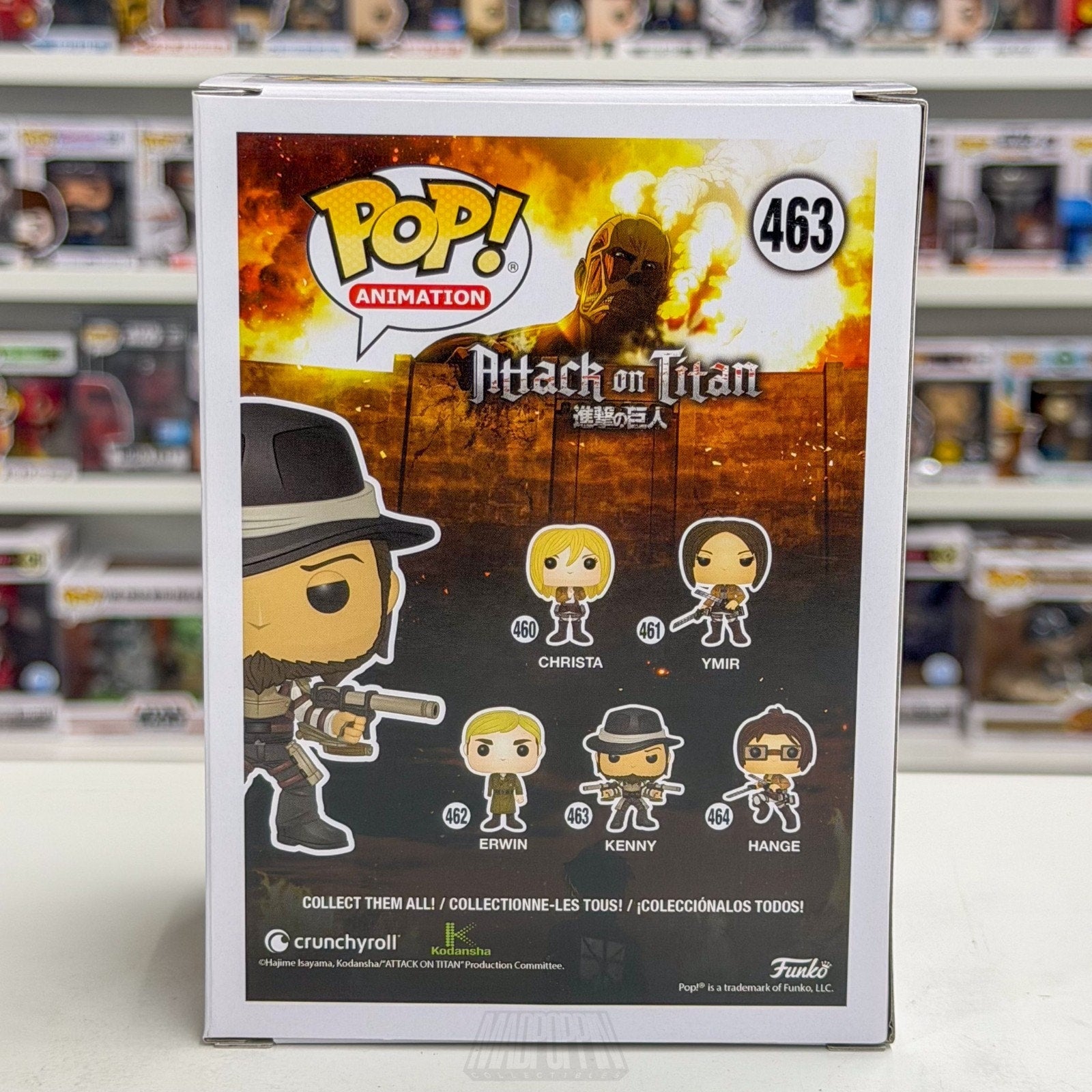 K.H.様 3点 おまとめ APC ビアズリー エレンディーク Funko Pop Anime Attack on Titan Kenny Ackerman 463 Japanese Manga Viny