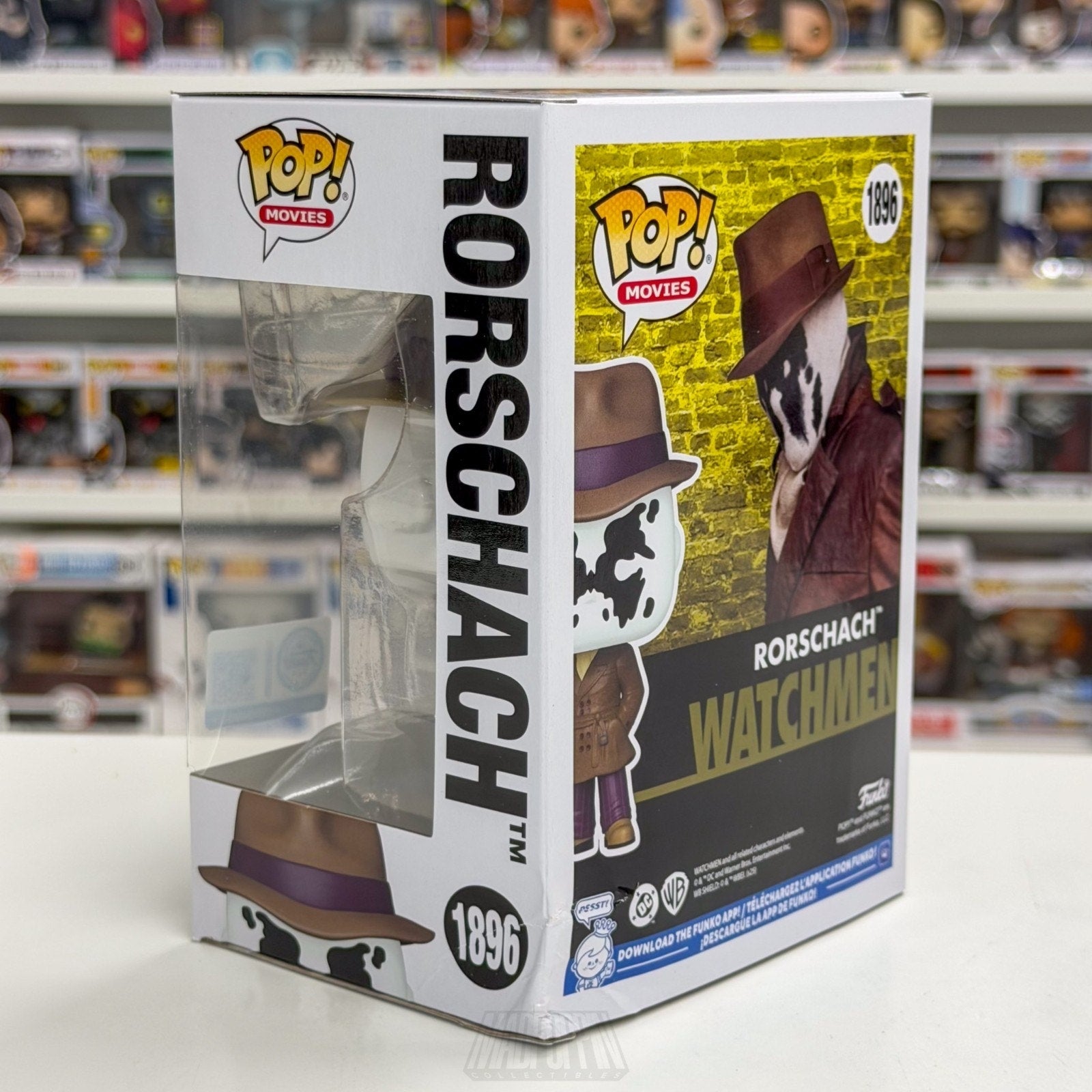 Funko Pop DC Movies Watchmen Rorschach 1896 Superhero Vigilante Toy Vinyl Figure