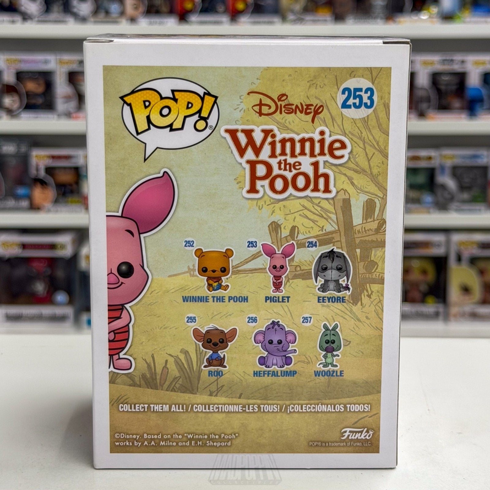 Funko Pop Disney Winnie the Pooh Piglet 253 Vinyl Figure