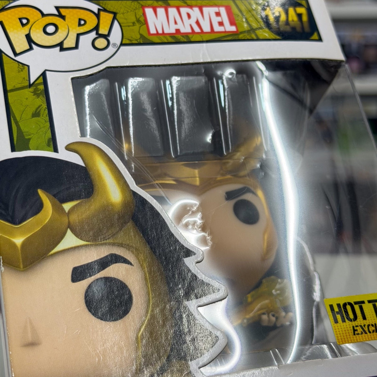 Funko Pop Marvel Loki Agent of Asgard Hot Topic 1247 Comic Book Toy Vinyl Figure
