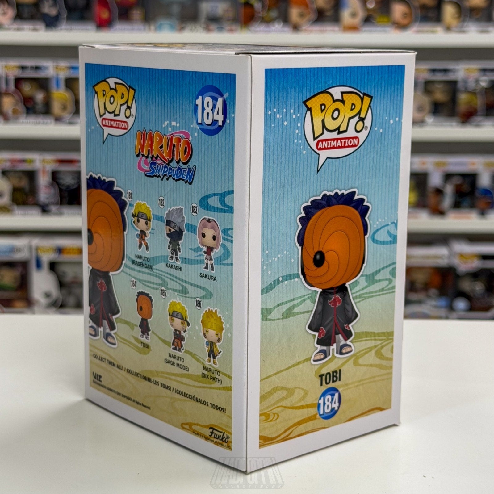 Funko Pop Anime Naruto Tobi Obito Uchiha 184 Japanese Manga Toy Vinyl Figure