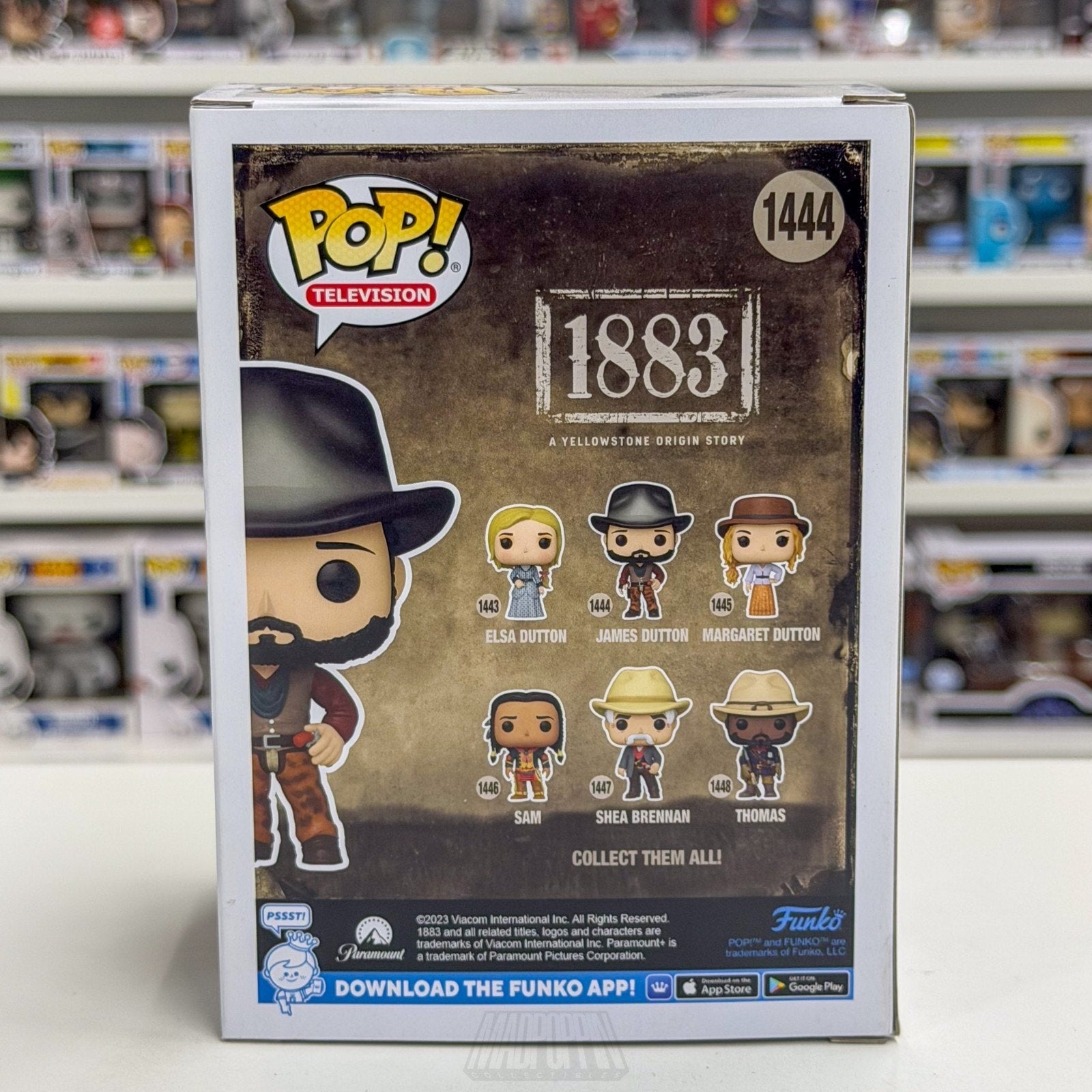 Funko Pop TV 1883 Yellowstone Origin Story James Dutton 1444 Western Toy Figure