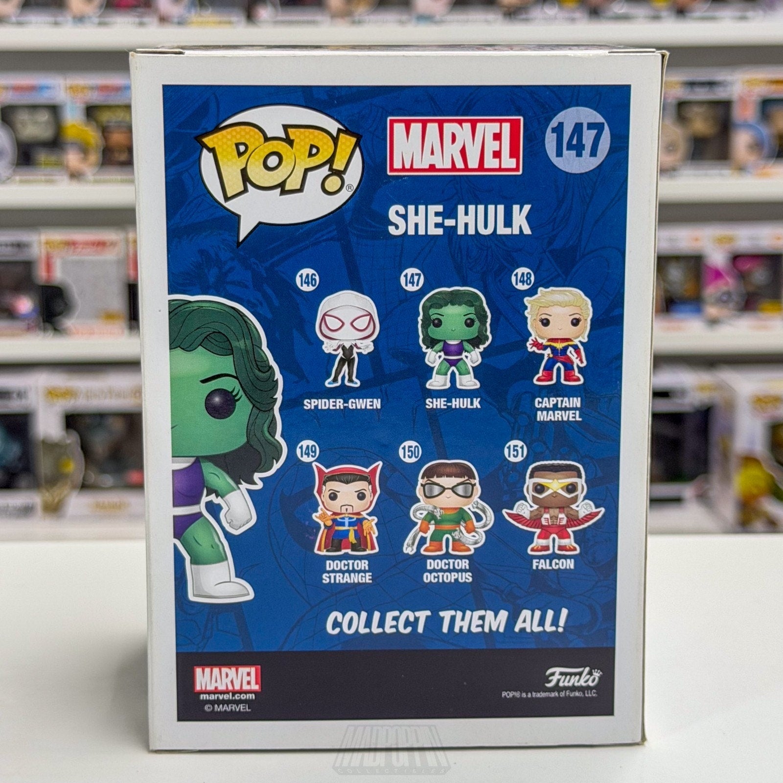 Funko Pop Marvel She-Hulk Glow in the Dark LACC Comikaze 147 Toy Vinyl Figure