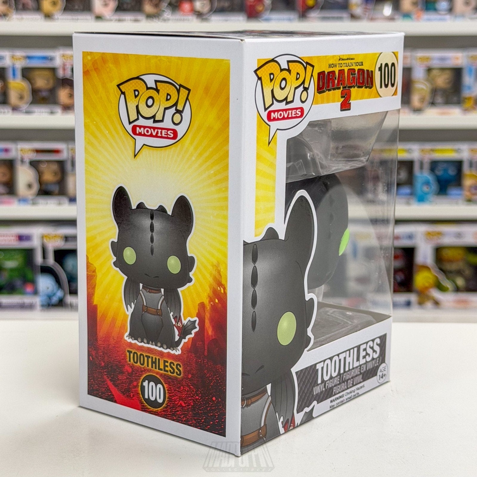 Funko Pop Movies How to Train Your Dragon 2 Toothless 100 Fantasy Vinyl Figure