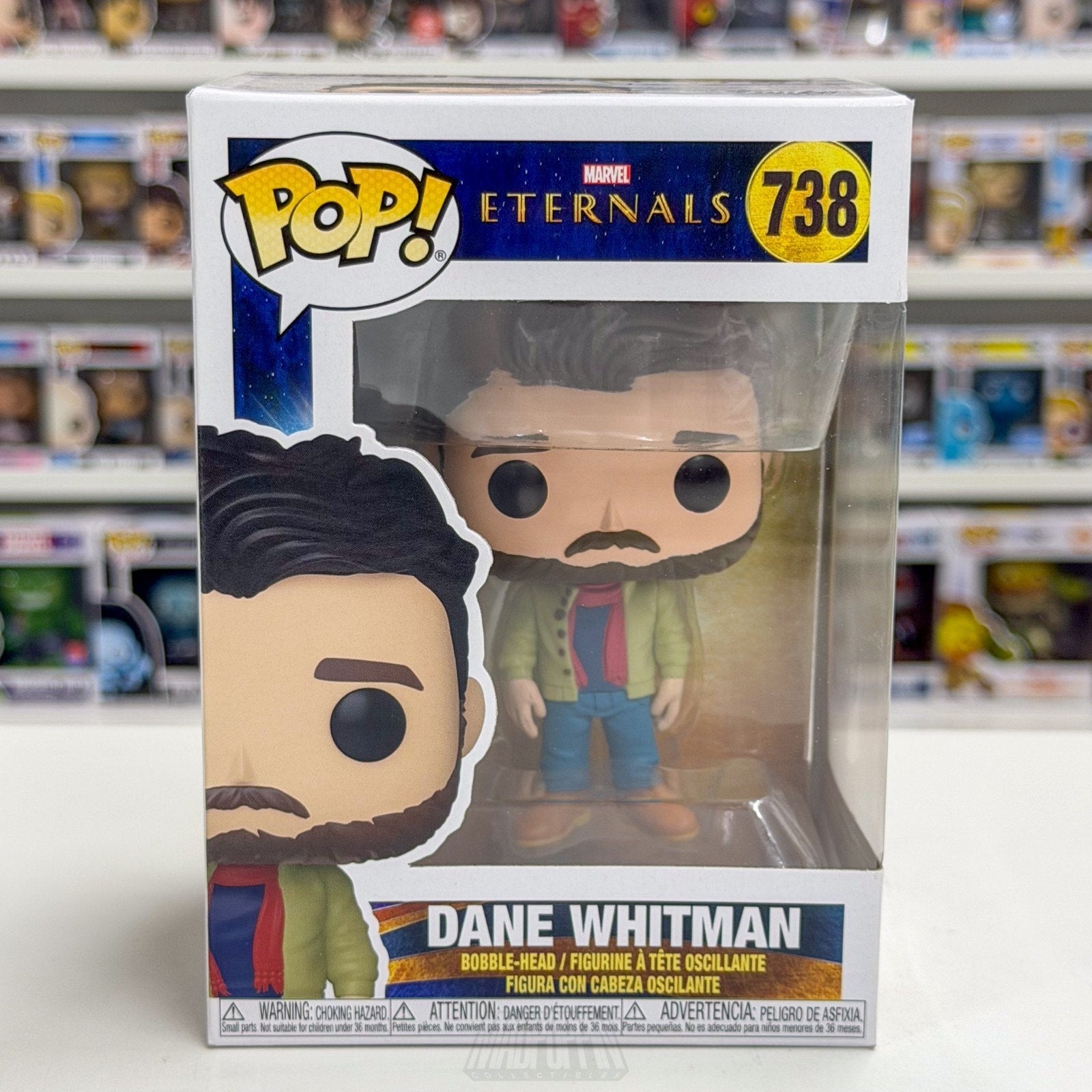 Funko Pop Eternals Dane Whitman 738 Marvel Black Knight Ebony Blade Vinyl Figure