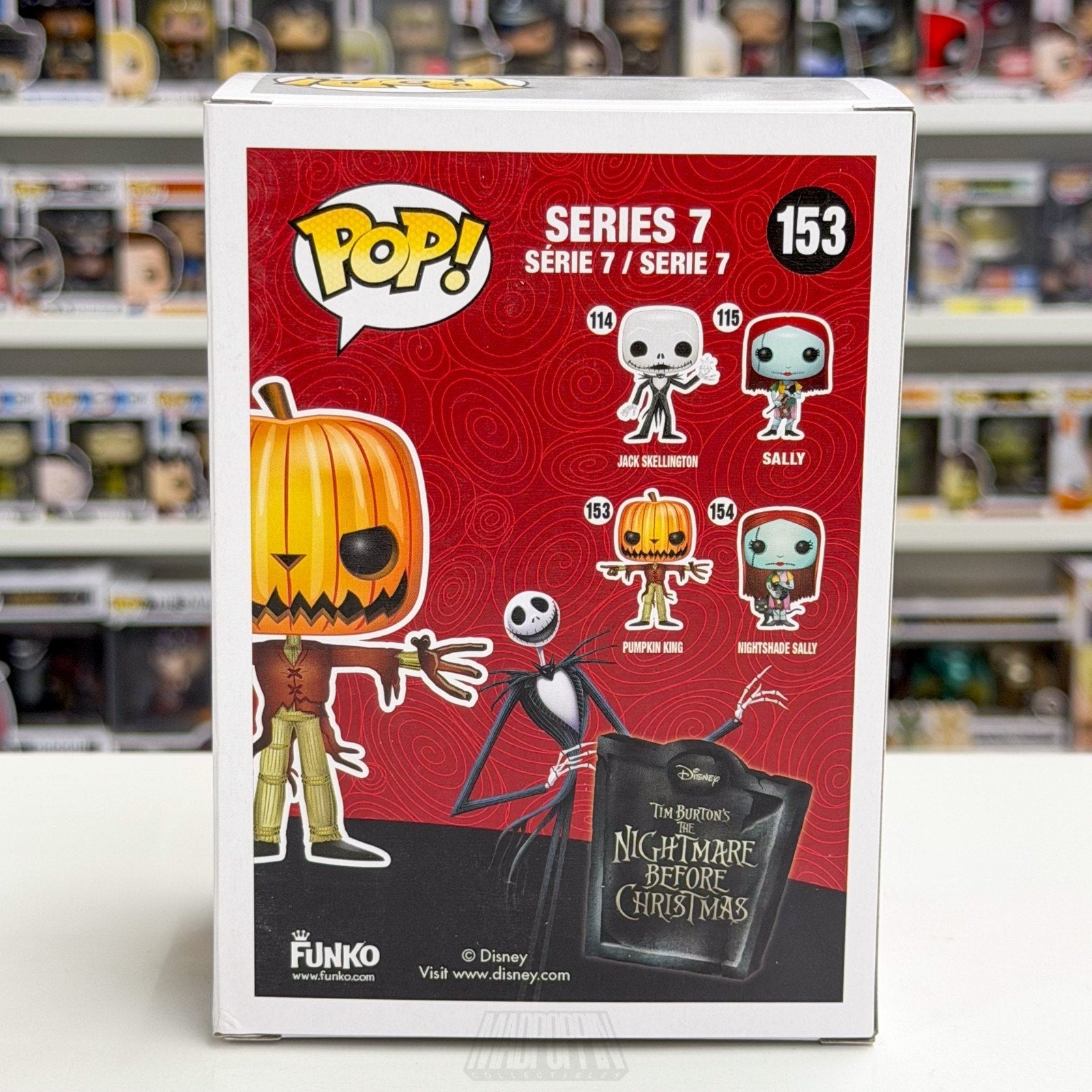 Funko Pop Disney Nightmare Before Christmas Pumpkin King 153 Halloween Figure