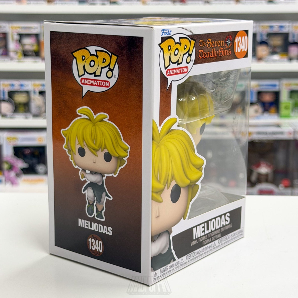 Funko Pop Anime Seven Deadly Sins Meliodas Full Counter Pose 1340 Vinyl Figure