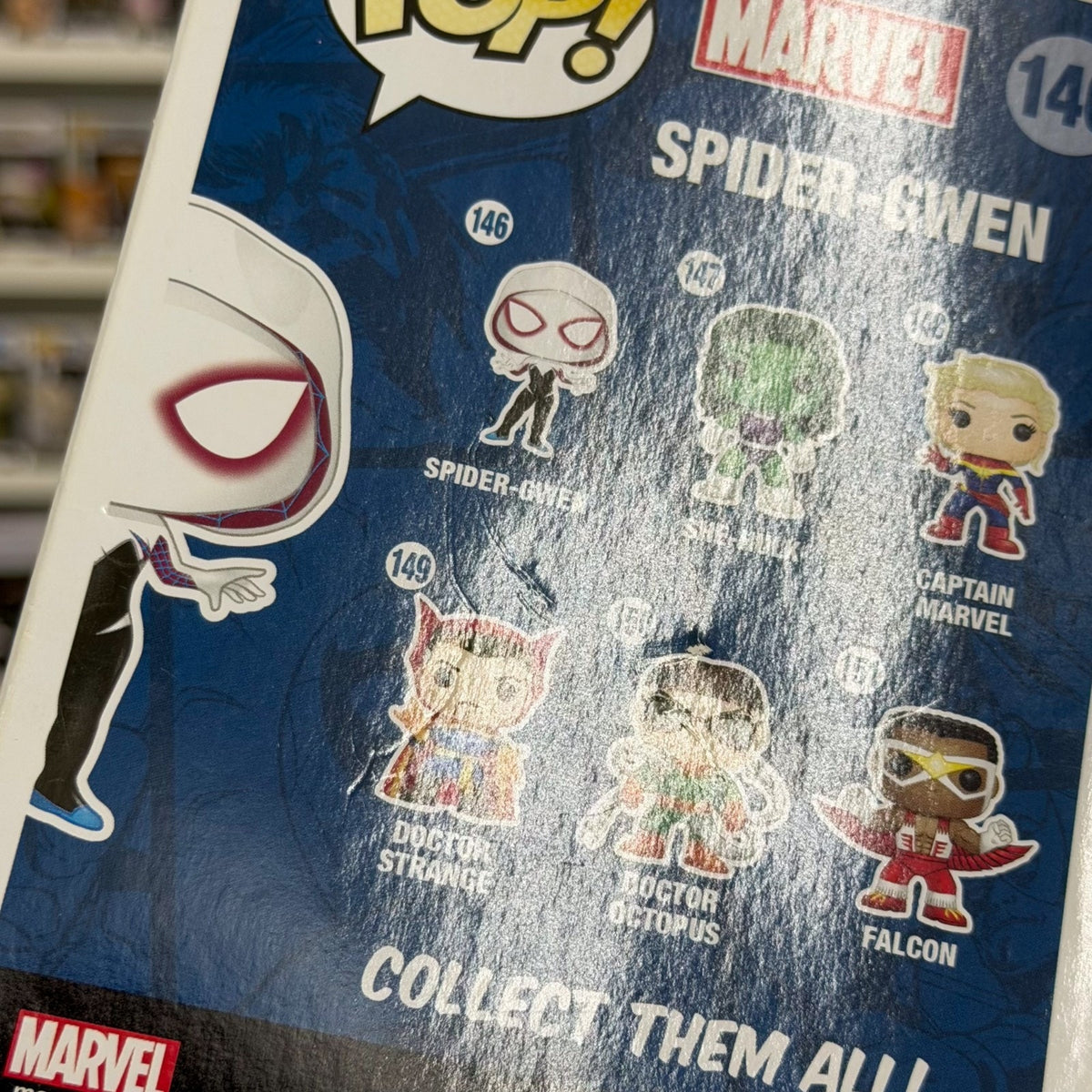 Funko Pop Marvel Spider Gwen Stacy 146 Hooded Superhero MCU Toy Vinyl Figure
