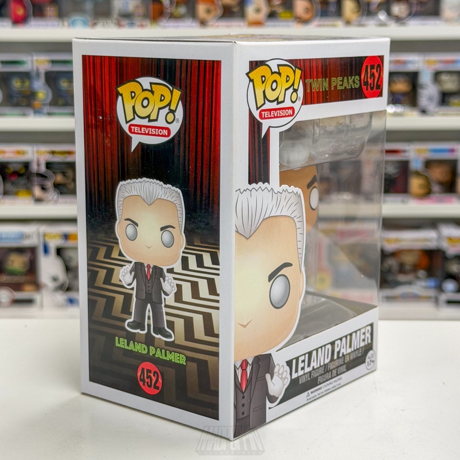 Funko Pop TV Twin Peaks Leland Palmer 452 Vaulted Rare Mystery Horror Toy Figure