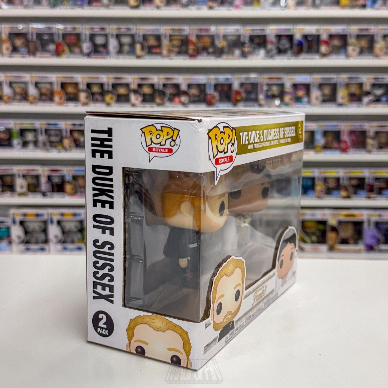 Funko Pop Royals Duke Duchess of Sussex Prince Harry Meghan Markle 2 Pack Figure