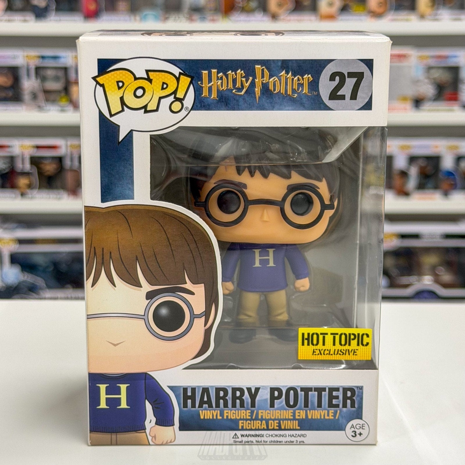 Funko Pop Movies Harry Potter Sweater Hot Topic 27 Wizard Fantasy Vinyl Figure