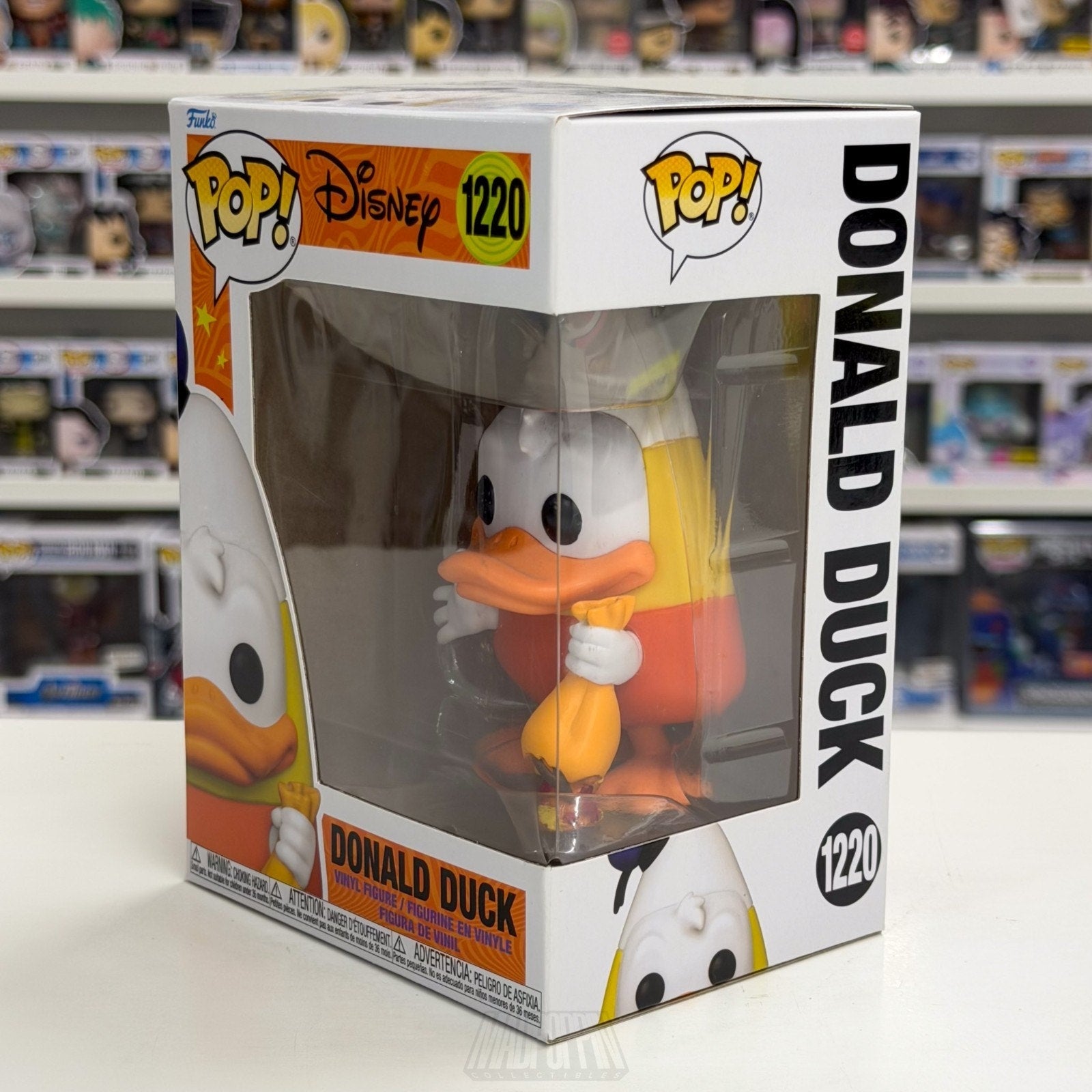 Funko Pop Disney Donald Duck as Candy Corn Trick or Treat Halloween 1220 Figure