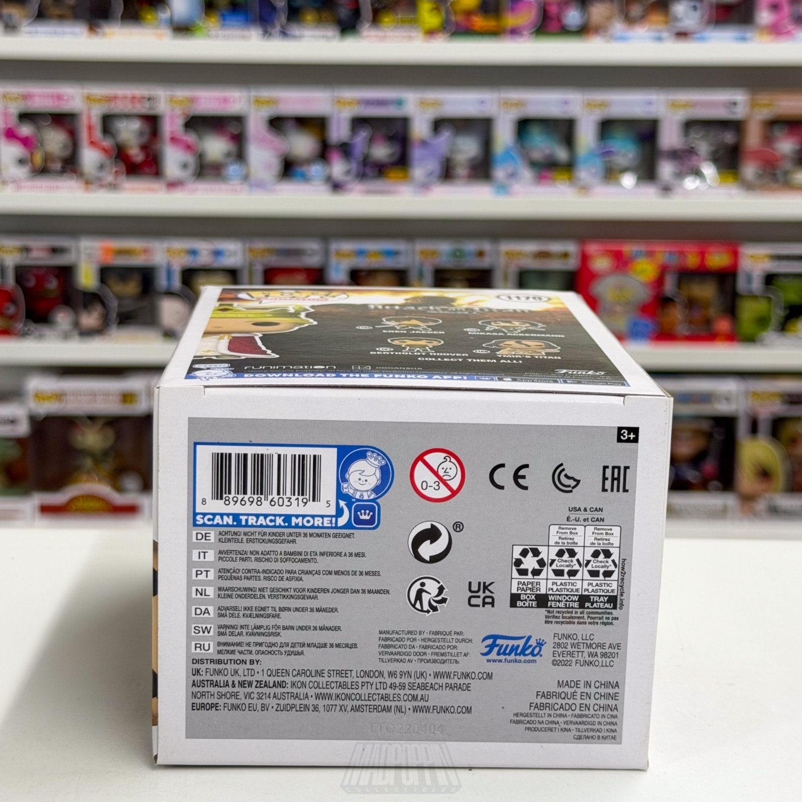 Funko Pop Anime Attack on Titan Queen Historia FYE 1170 Japan Manga Vinyl Figure