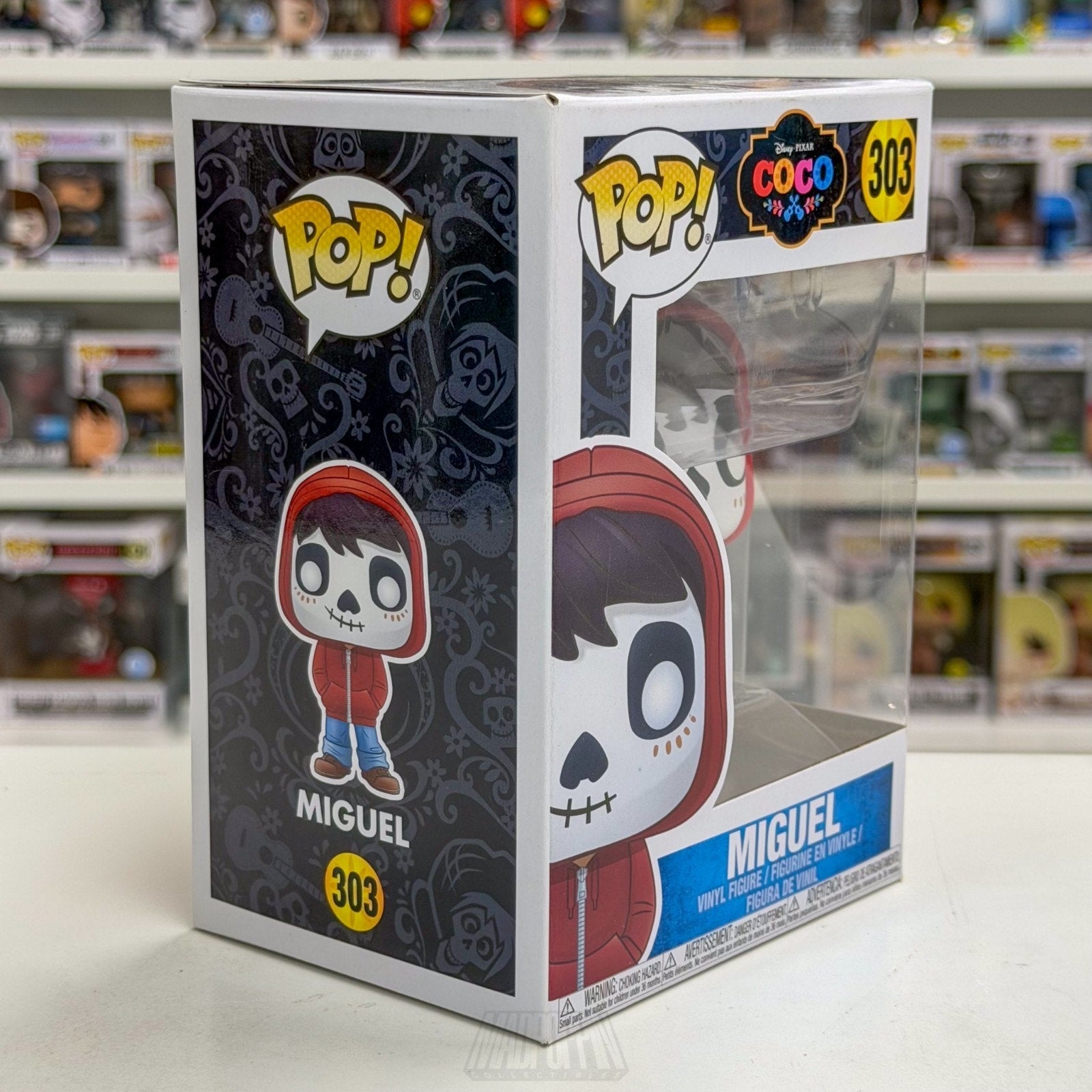 Funko Pop Disney Pixar Coco Miguel 303 Animation Día de los Muertos Vinyl Figure