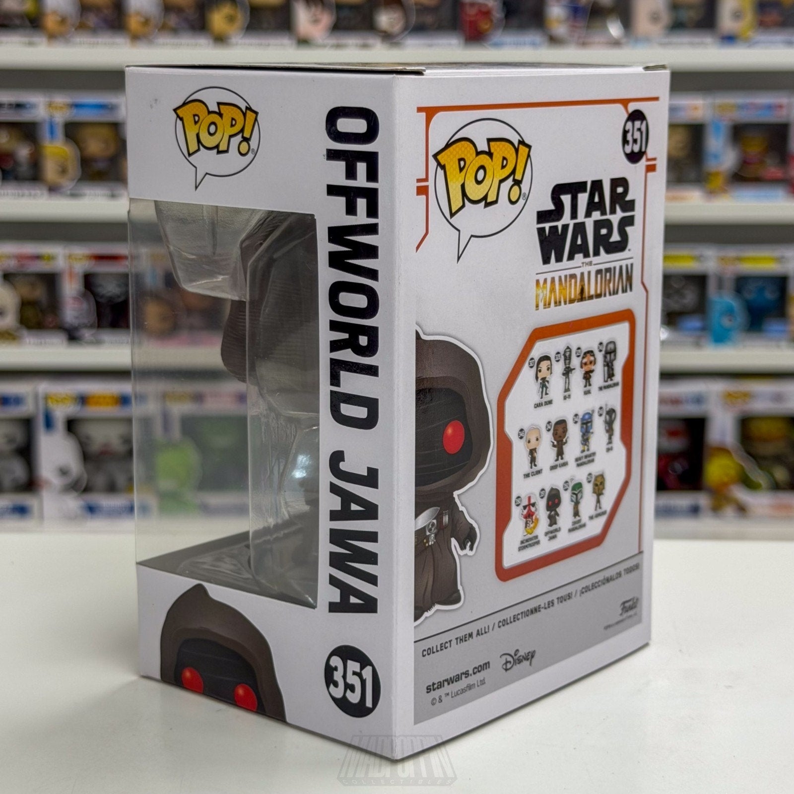 Funko Pop Star Wars Mandalorian Offworld Jawa 351 Tatooine Scavenger Toy Figure