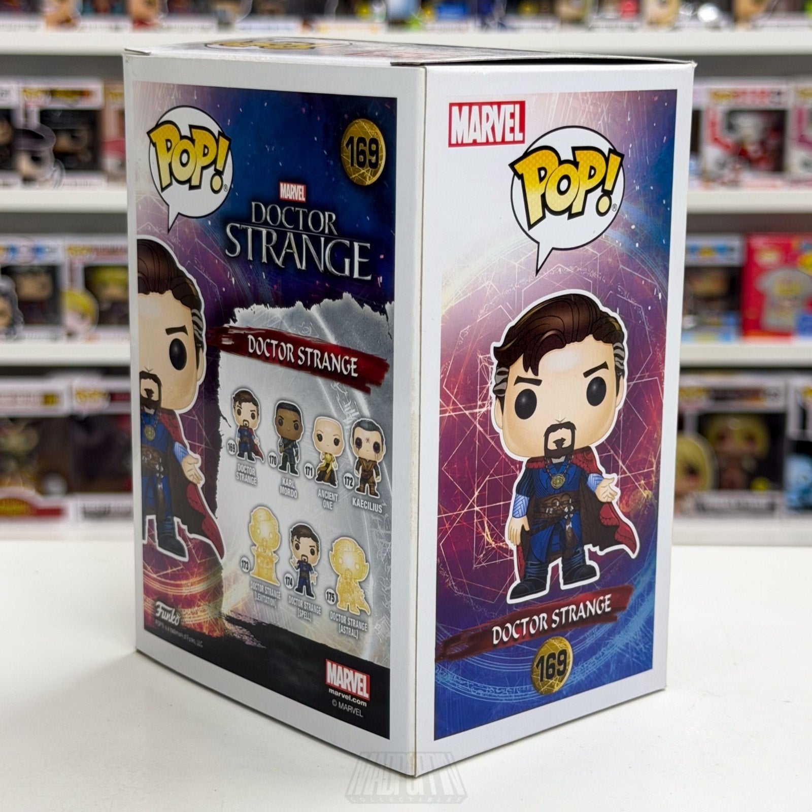 Funko Pop Marvel Doctor Strange 169 Magic Arts Sorcerer Supreme Toy Vinyl Figure