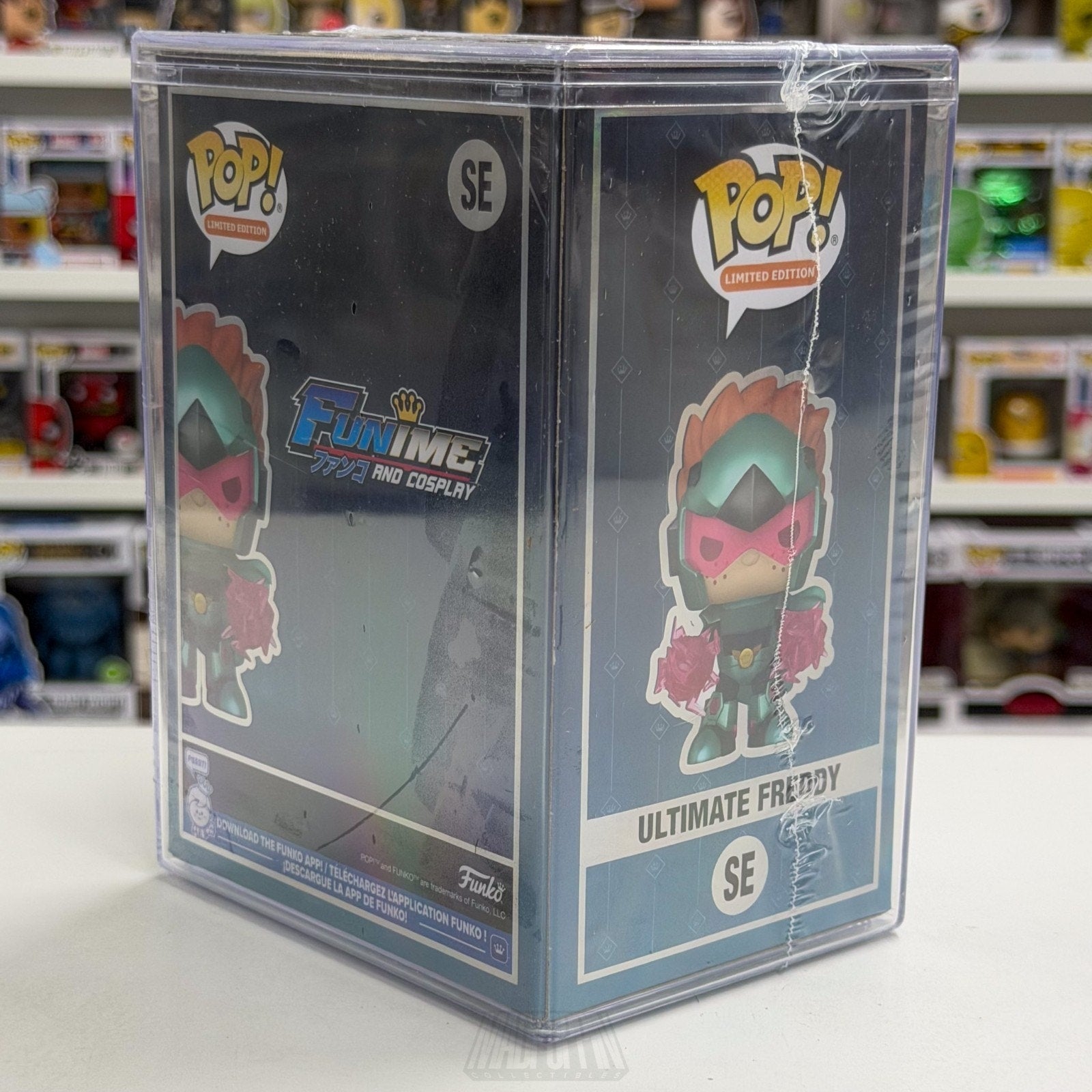 Funko Pop Funime & Cosplay Ultimate Freddy SE 750 SDCC 2026 GRAIL CON STICKER