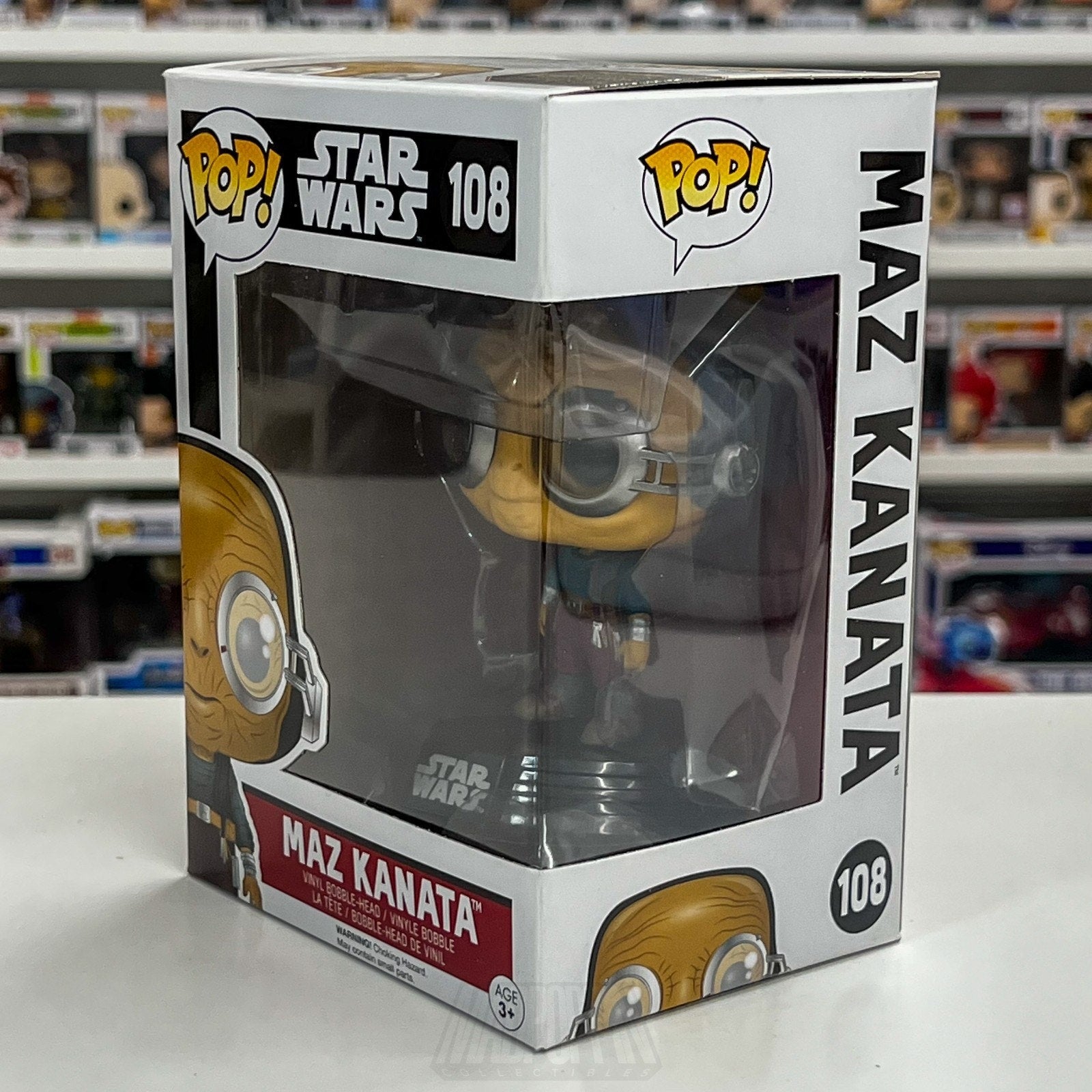 Funko Pop Star Wars Episode VII Force Awakens Maz Kanata 108 Toy Vinyl Figure