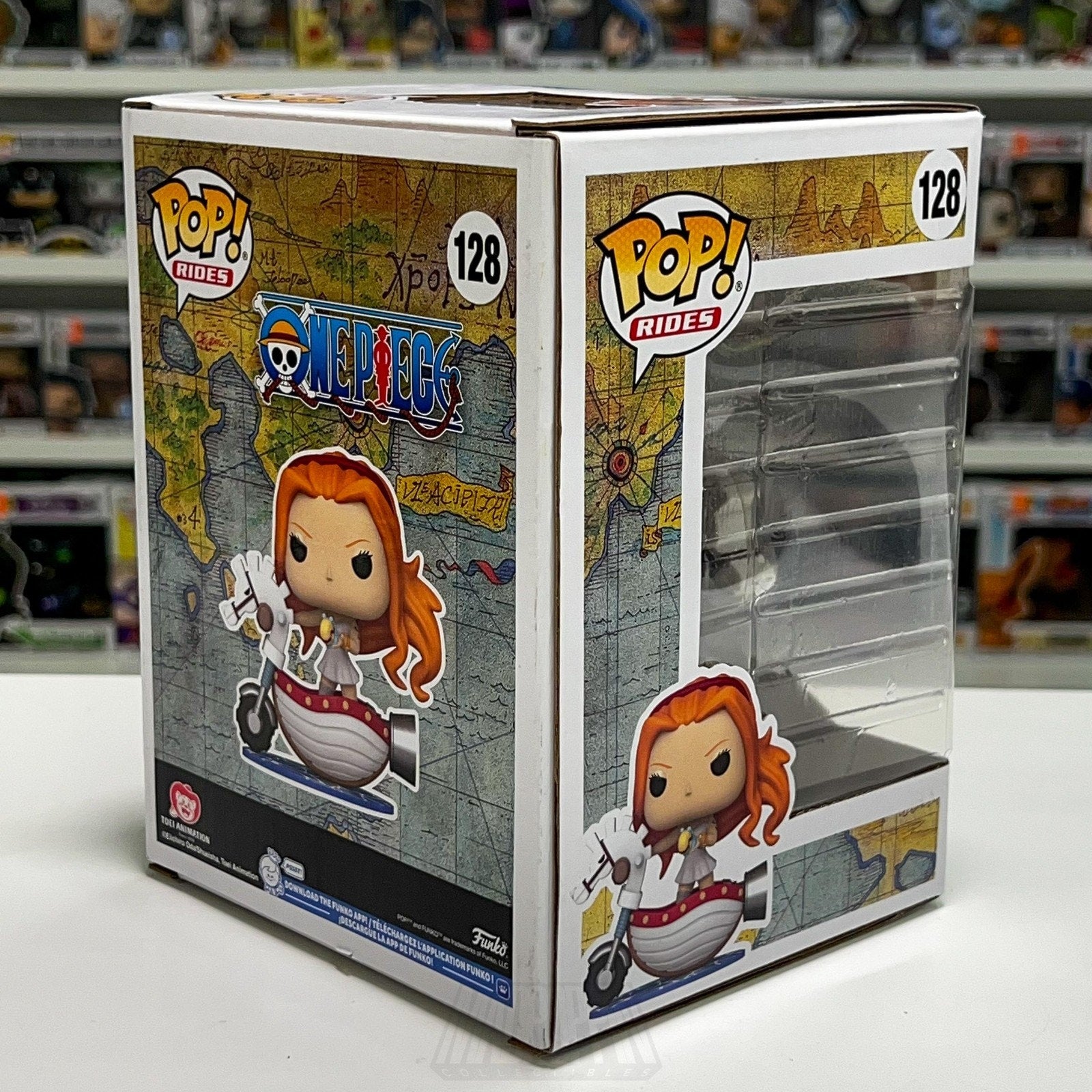 Funko Pop Ride Anime One Piece Nami White Hobby Horse Wondercon 128 Vinyl Figure