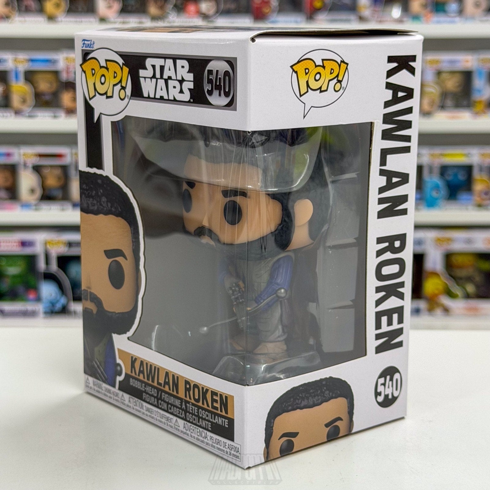 Funko Pop Star Wars Obi-Wan Kenobi Kawlan Roken 540 Disney+ Series Vinyl Figure