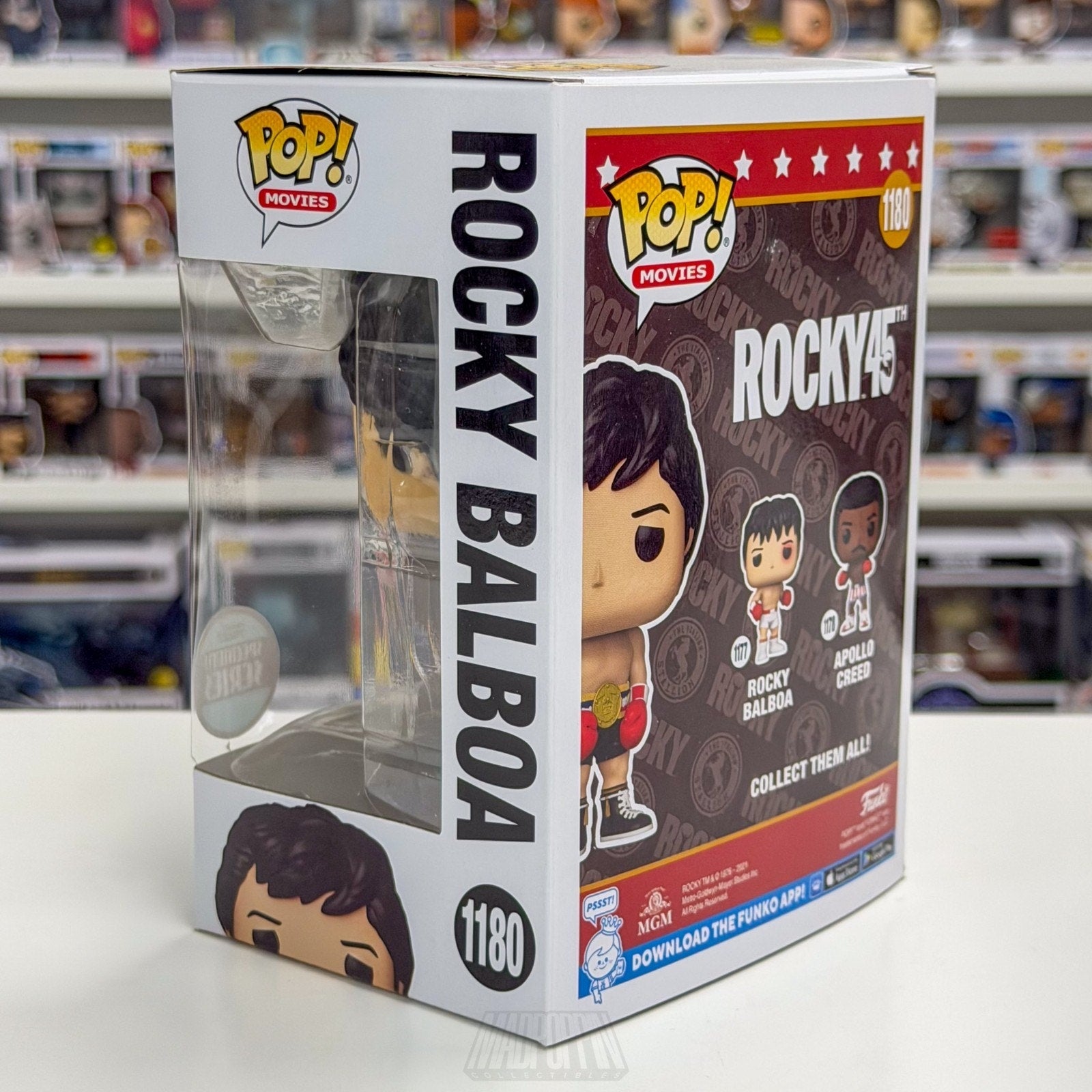 Funko Pop Movies Rocky Balboa Belt Champ Specialty Series 1180 Toy Vinyl Figure