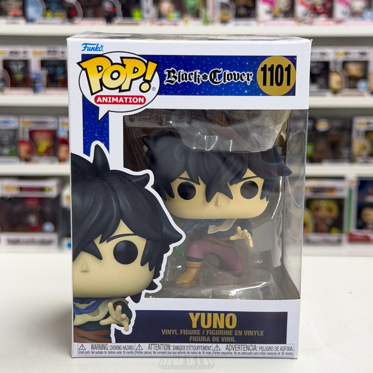 Funko Pop Anime Black Clover Yuno 1101 Orphan Japanese Manga Toy Vinyl Figure