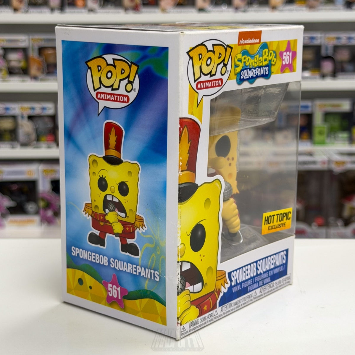 Funko Pop Animation Spongebob Squarepants Band Outfit Hot Topic 561 Vinyl Figure
